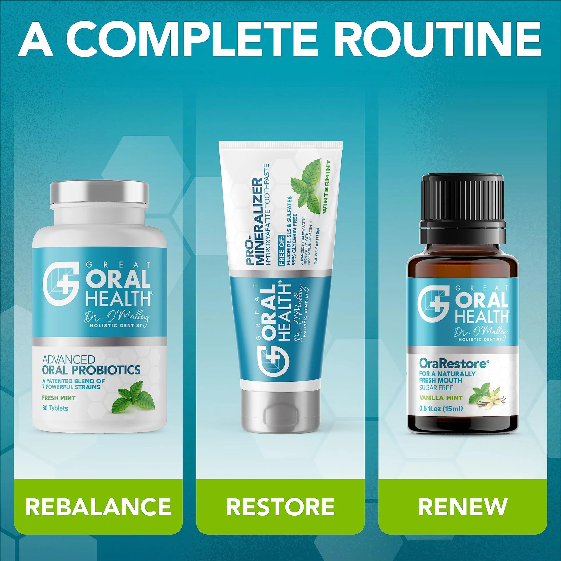 Oral Probiotics for Mouth Bad Breath Treatment for Adults: Dentist Formulated Advanced Great Oral Health Au supplements
