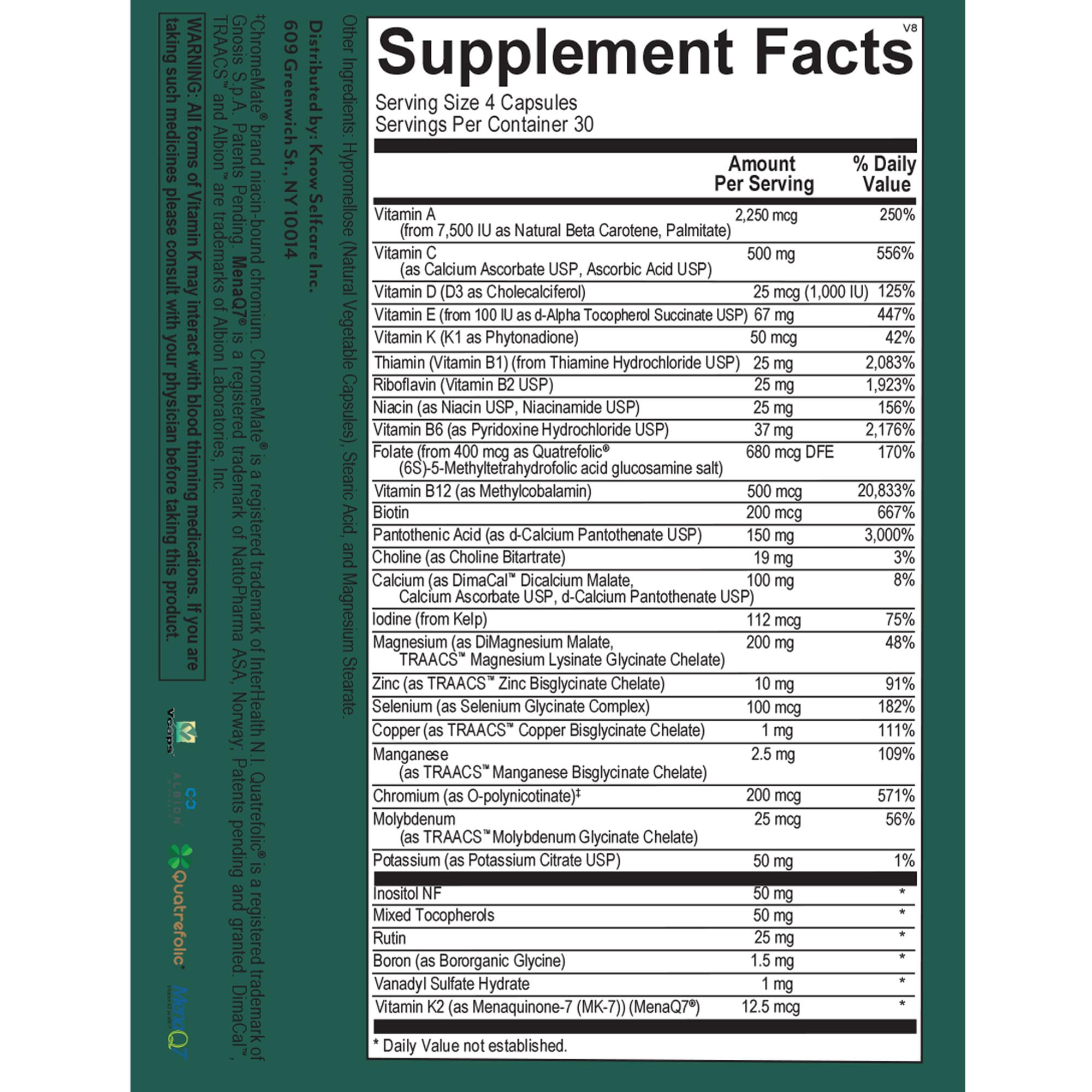 Veracity Multivitamin for Women - Vitamin B Complex, Magnesium, Calcium, Essential Vitamins Supplement, Trace Minerals for Metabolism, Energy, Immune Support & Cellular Detox VERACITY SELFCARE Au supplements