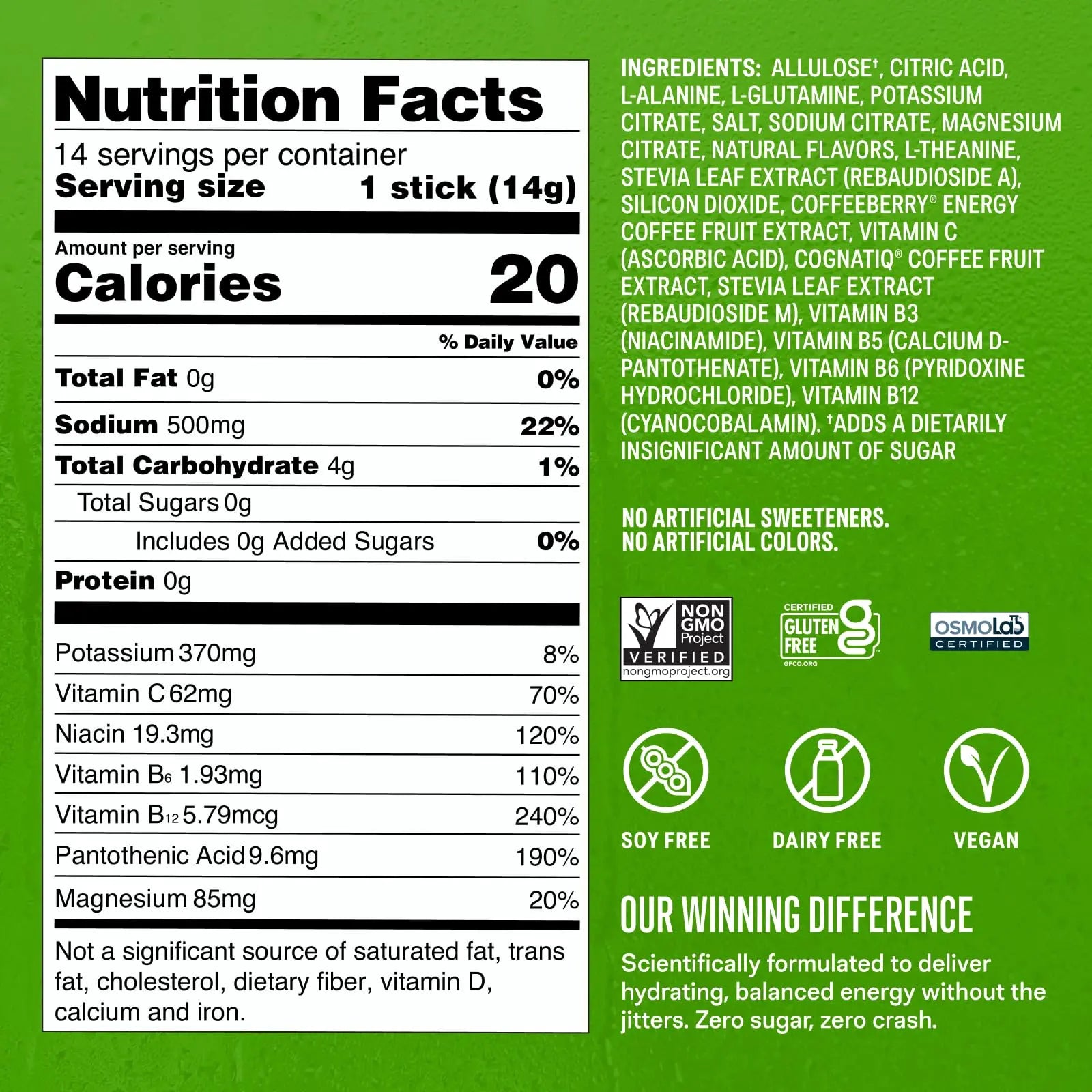 Liquid I.V.® Hydration Multiplier Sugar-Free + Energy - Blackberry Lemonade | Electrolyte Powder Drink Mix | 1 Pack (14 Servings) Liquid I.V. Au supplements