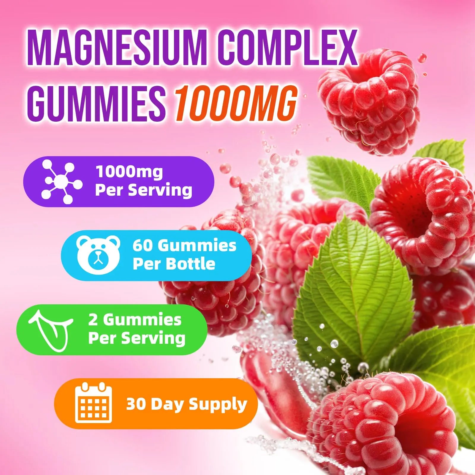 2 Pack Magnesium Complex Gummies – with 12 Forms of Magnesium Plus Vitamins B6, B12 & C. Vegan Strawberry Gummies to Support Mood, for Adults, 120 Count BVIVLOO Au supplements