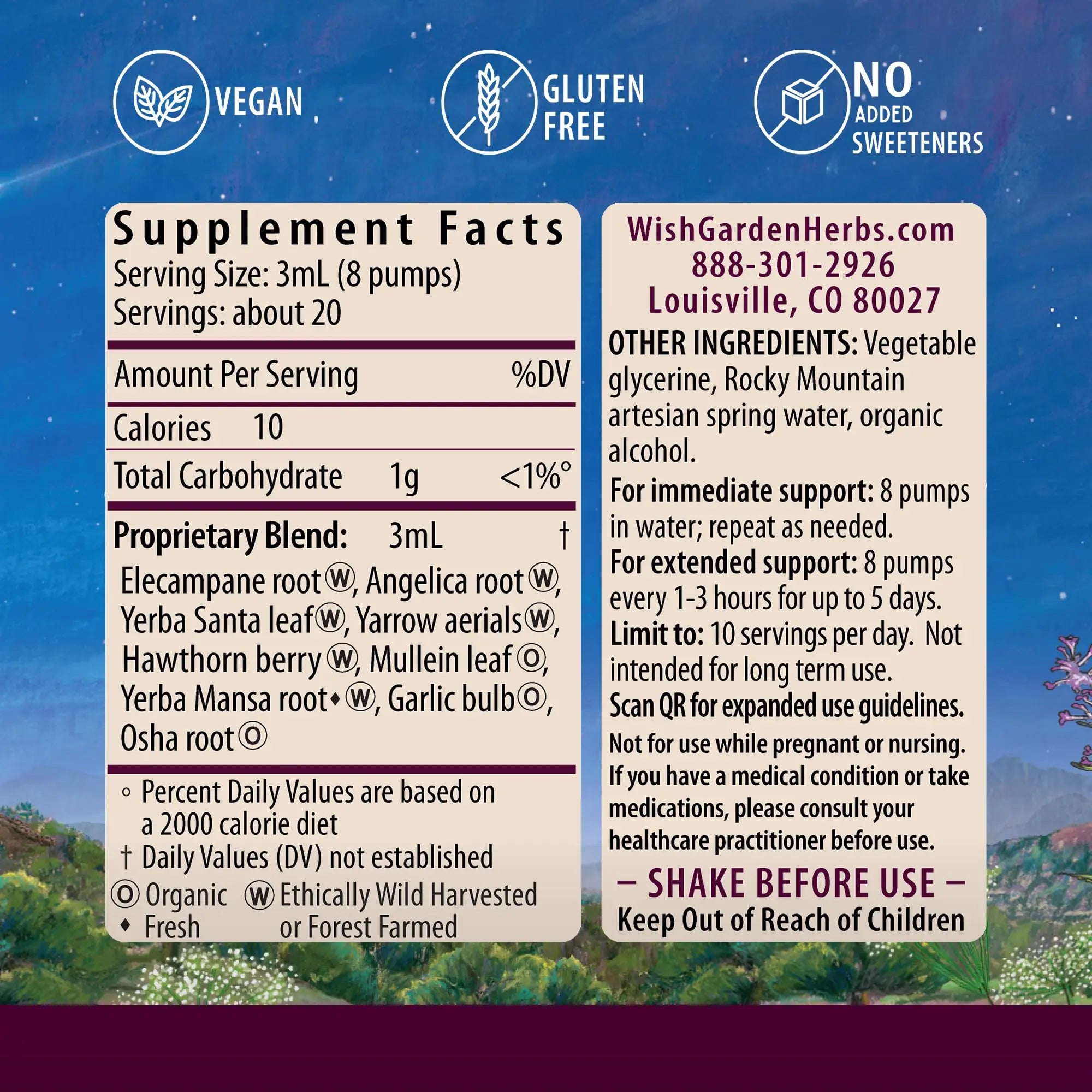 WishGarden Herbs Deep Lung & Bronchial Support - Natural Lung Support Supplement WishGarden Au supplements