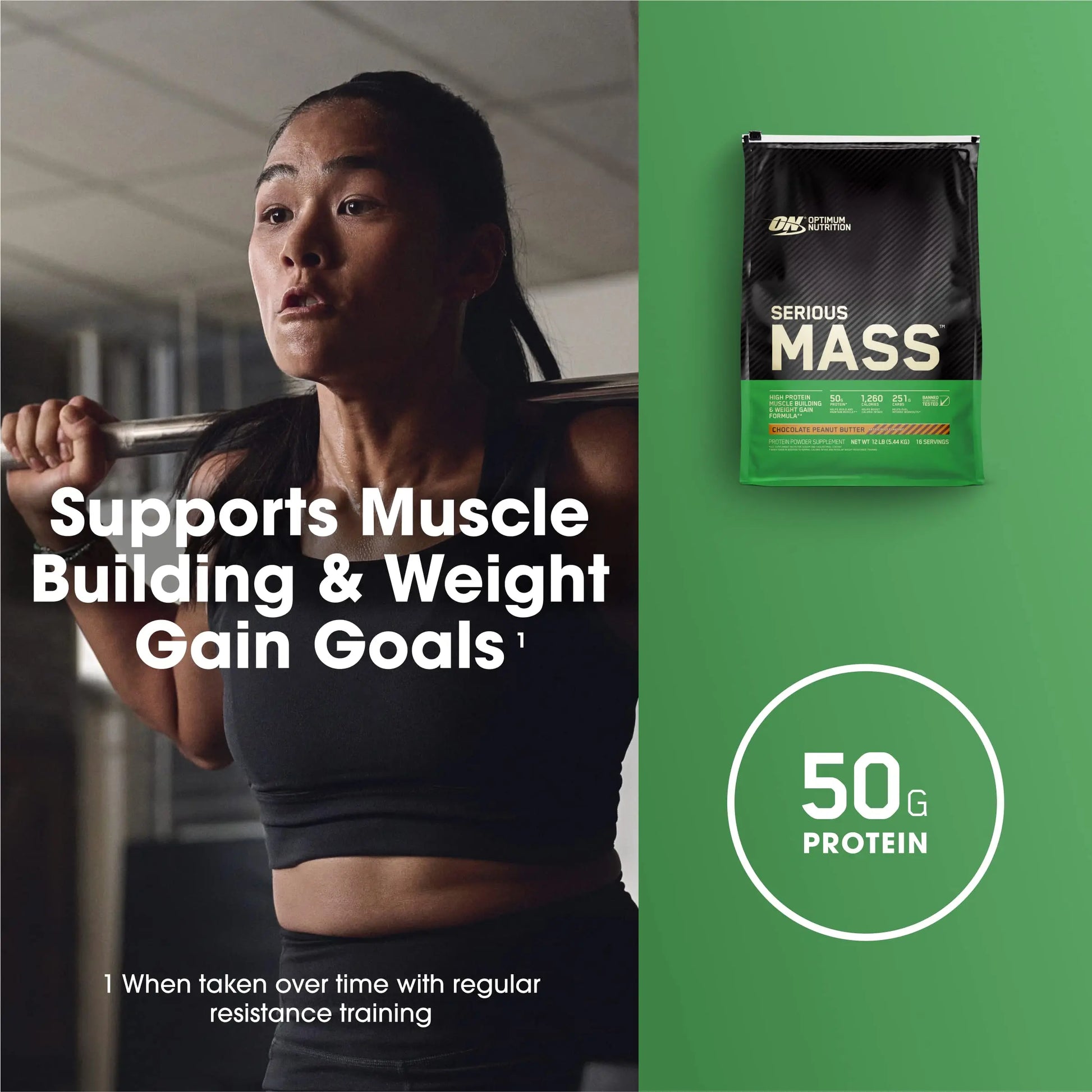 Optimum Nutrition Serious Mass, Weight Gainer Protein Powder for Muscle Gain, Added Optimum Nutrition Au supplements