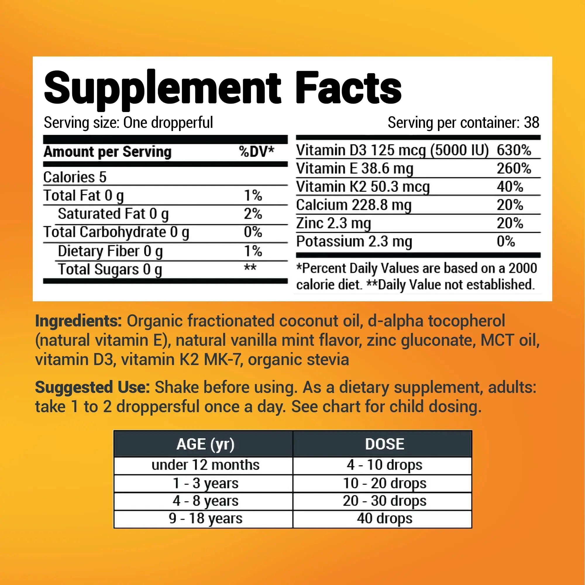 Dr. Berg Liquid Vitamin D3 & K2 Supplement - For Bone, Teeth, Mood & Immune Health Dr. Berg Nutritionals Au supplements
