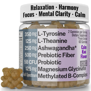 L-Tyrosine L-Theanine Methylated Vitamin B Complex Magnesium Glycinate Probiotic Fiber for Kids Adults Men Women w. Chicory Root Inulin 5-MTHF B12 P5P B6 B9 B5 B3 Powder Capsule Pill Supplement Alt SHIZAM Au supplements