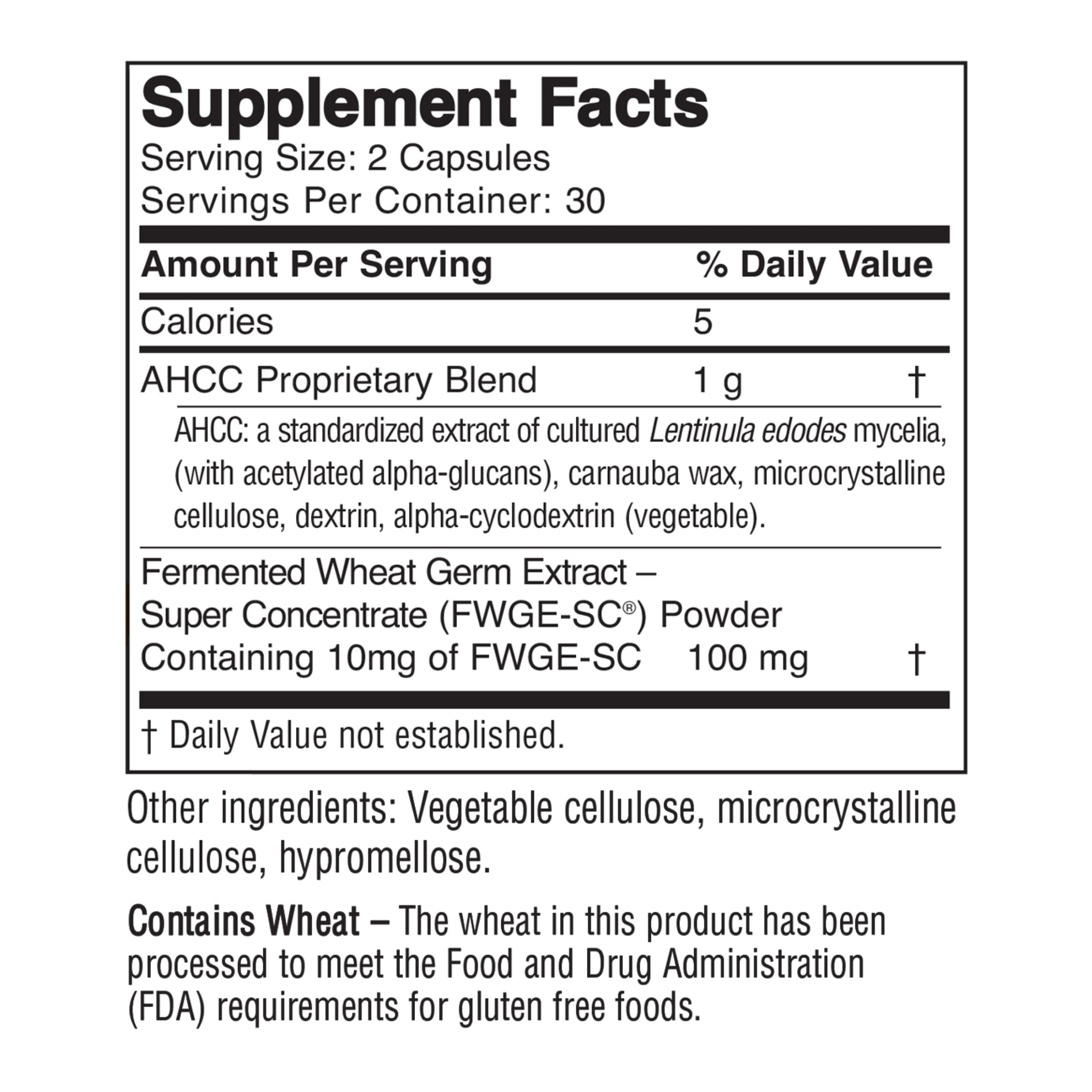 American BioSciences ImmPower Plus, AHCC & Fermented Wheat Germ Extract Herbal Supplement, 550mg per Capsule for Immune Support, Maintains Natural Killer Cell Activity, Pack of 1, 60 Veggie Capsules American BioSciences Au supplements