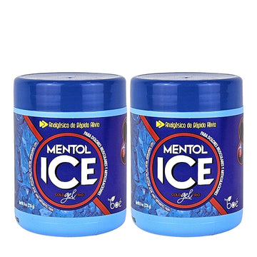 BOÉ COSMETICS Mentol Ice Cold Gel 8 oz (2 Pack) Pain Relief Gel for Muscles & Joints – Fast-Acting Analgesic for Arthritis, Back Pain, Cramps, Sprains & Headaches – Non-Greasy & Quick Absorption BOÉ COSMETICS Au supplements