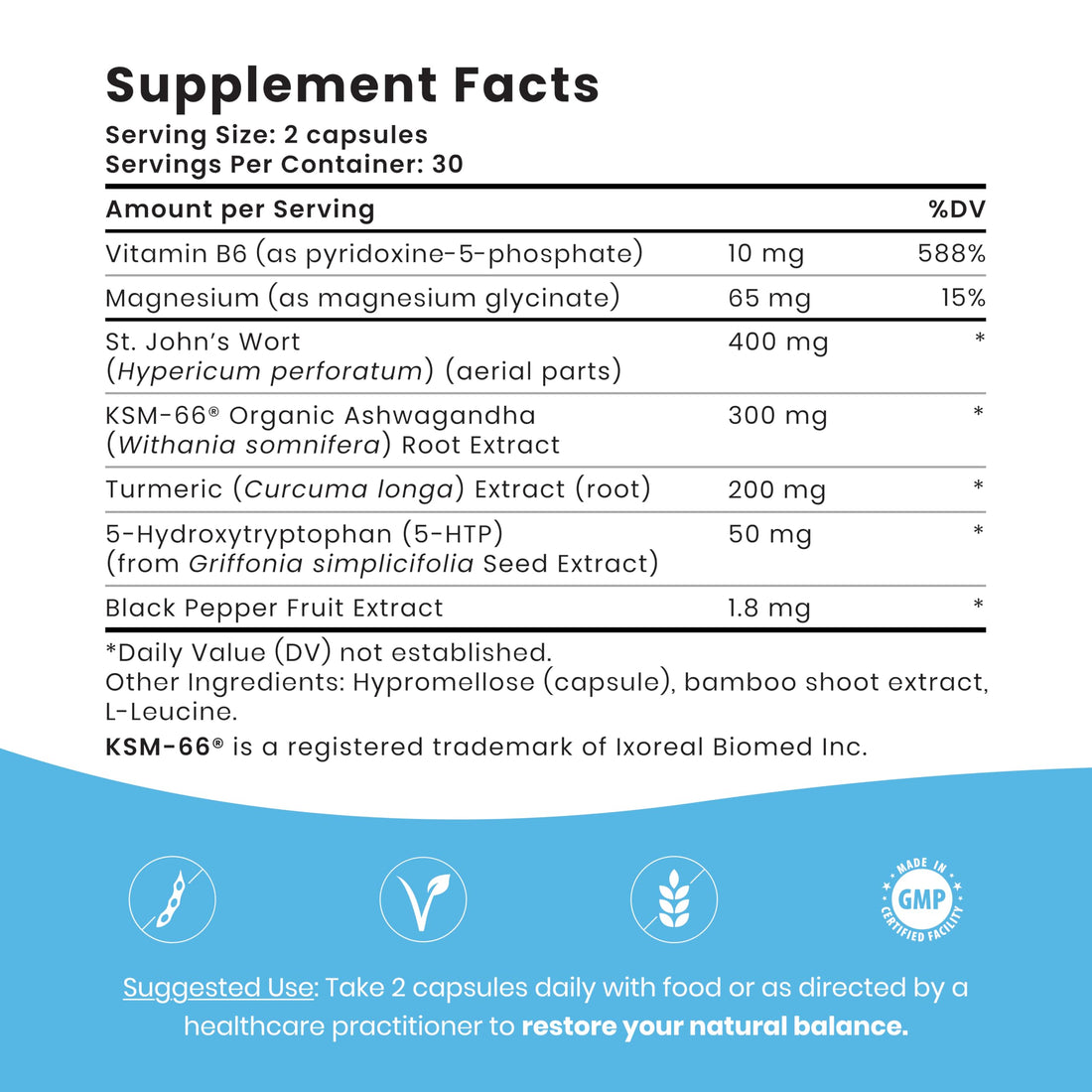 Ultisana UltiChill Stress Relief Supplement, Non-Drowsy | for Enhanced Mood, Immune Booster & Sleep Support | Magnesium Glycinate, Vitamin B6, KSM-66 Ashwagandha, Turmeric & 5-HTP | Non-GMO, 60 Count Ultisana Au supplements