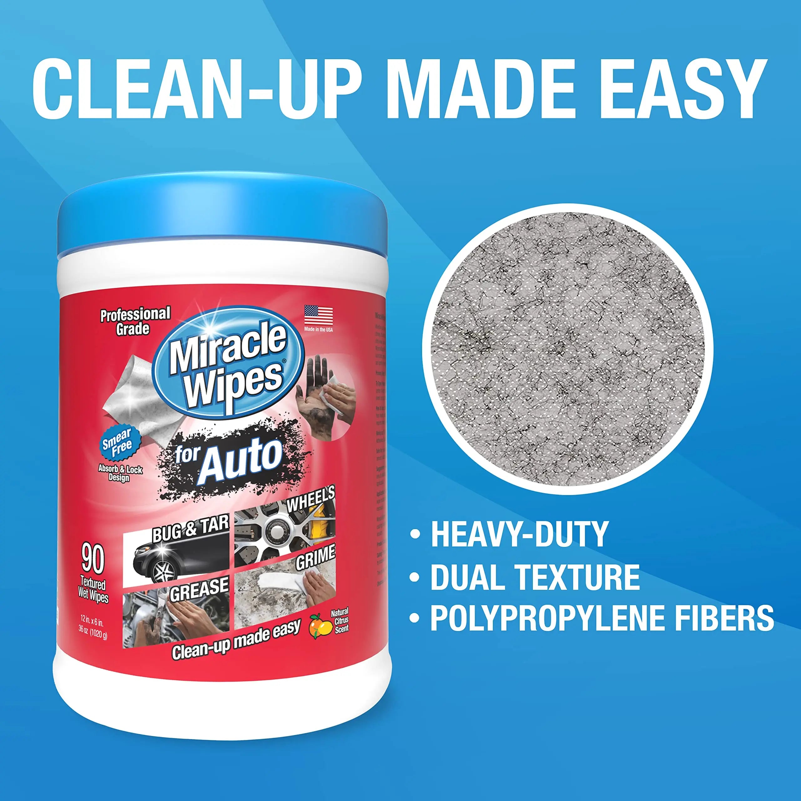 MiracleWipes for Automotive, All Purpose Cleaning Wipes for Hands, Auto Interior, Exterior MiracleWipes Au supplements