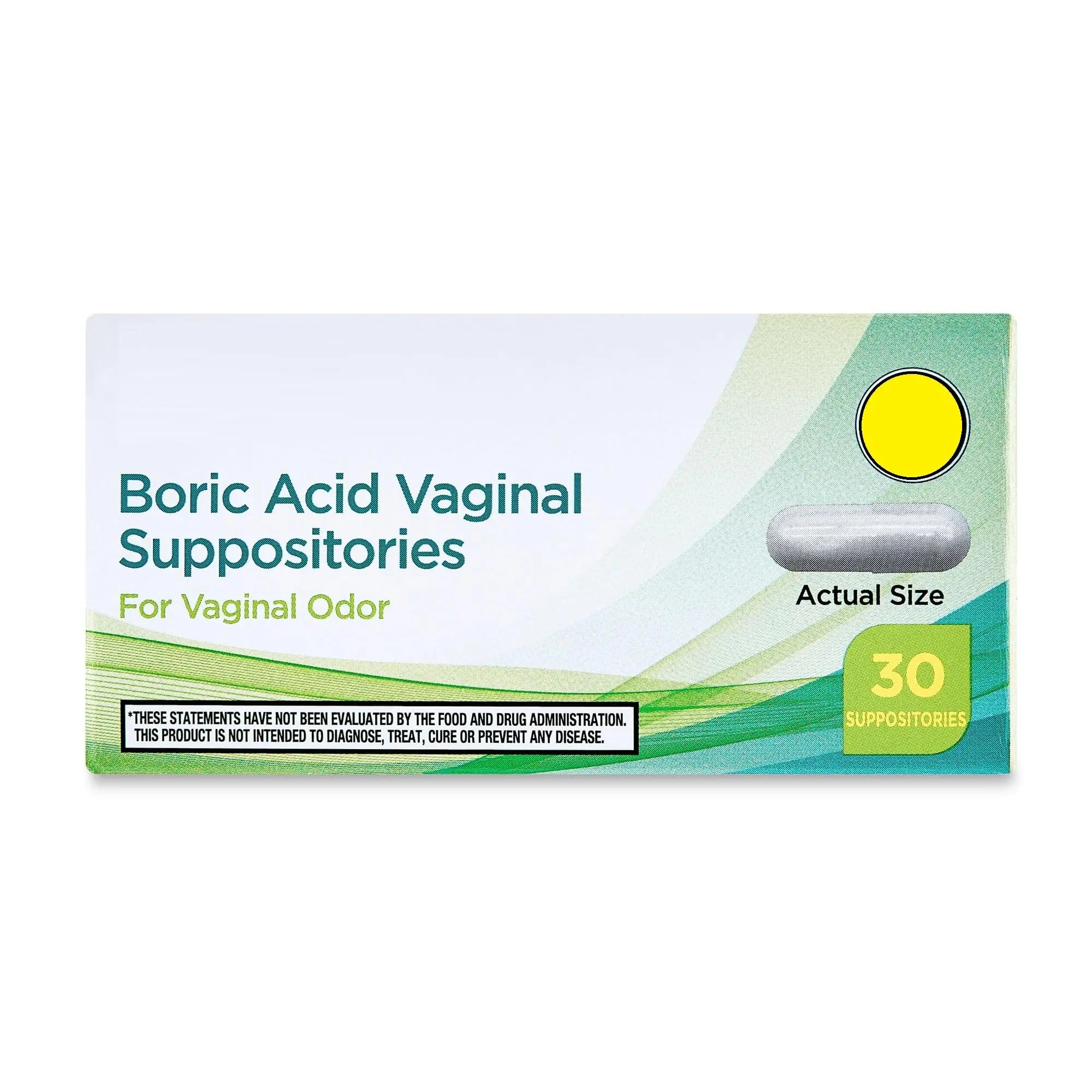 SEDLAV Boric Acid Vaginal Suppositories for Vaginal Odor, 30 Count, Compare to pH-D Feminine Health Boric Acid Suppositories, Sticker SEDLAV Au supplements