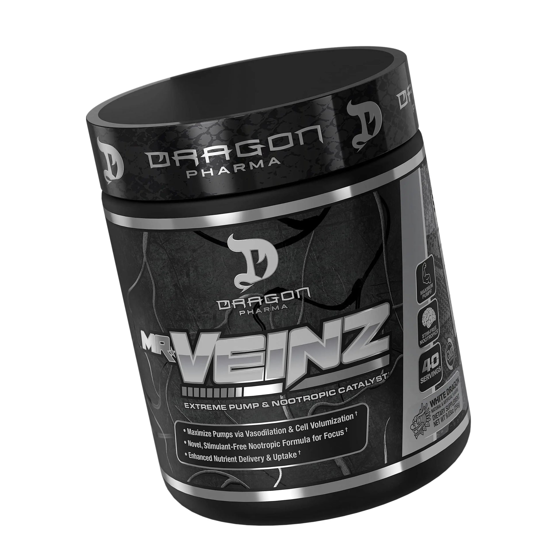 DRAGON PHARMA Mr. Veinz Stim Free Pre-Workout, Extreme Pump & Nootropic Catalyst DRAGON PHARMA Au supplements