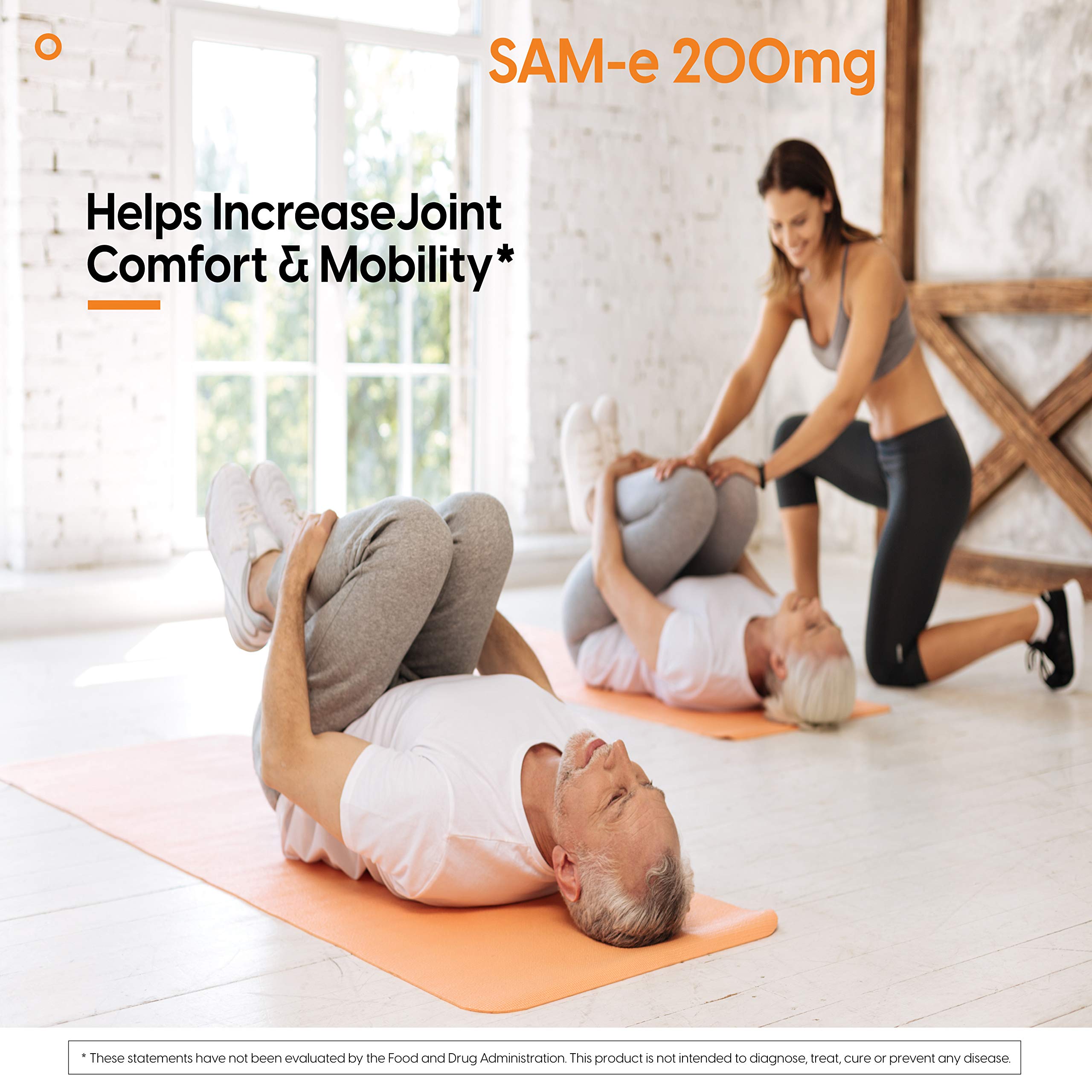 Doctor's Best SAM-e Mood & Joint Support & Liver Health (Pharmaceutical Grade/Non-GMO/Gluten Free/Vegetarian), Tablet, 60 Count (Pack of 1) Doctor's BEST Au supplements
