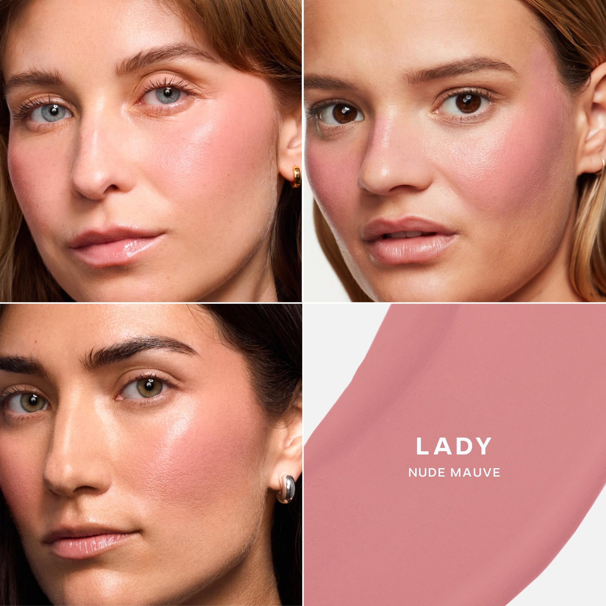 Saie Cheek Flush Duo - Dew Liquid Blush (.40 oz, Lady), SuperSuede Baked Powder Blush (.01 oz, Mia) - Layerable, Skin-Nourishing Blushes for a Seamless Radiant Finish Saie Au supplements