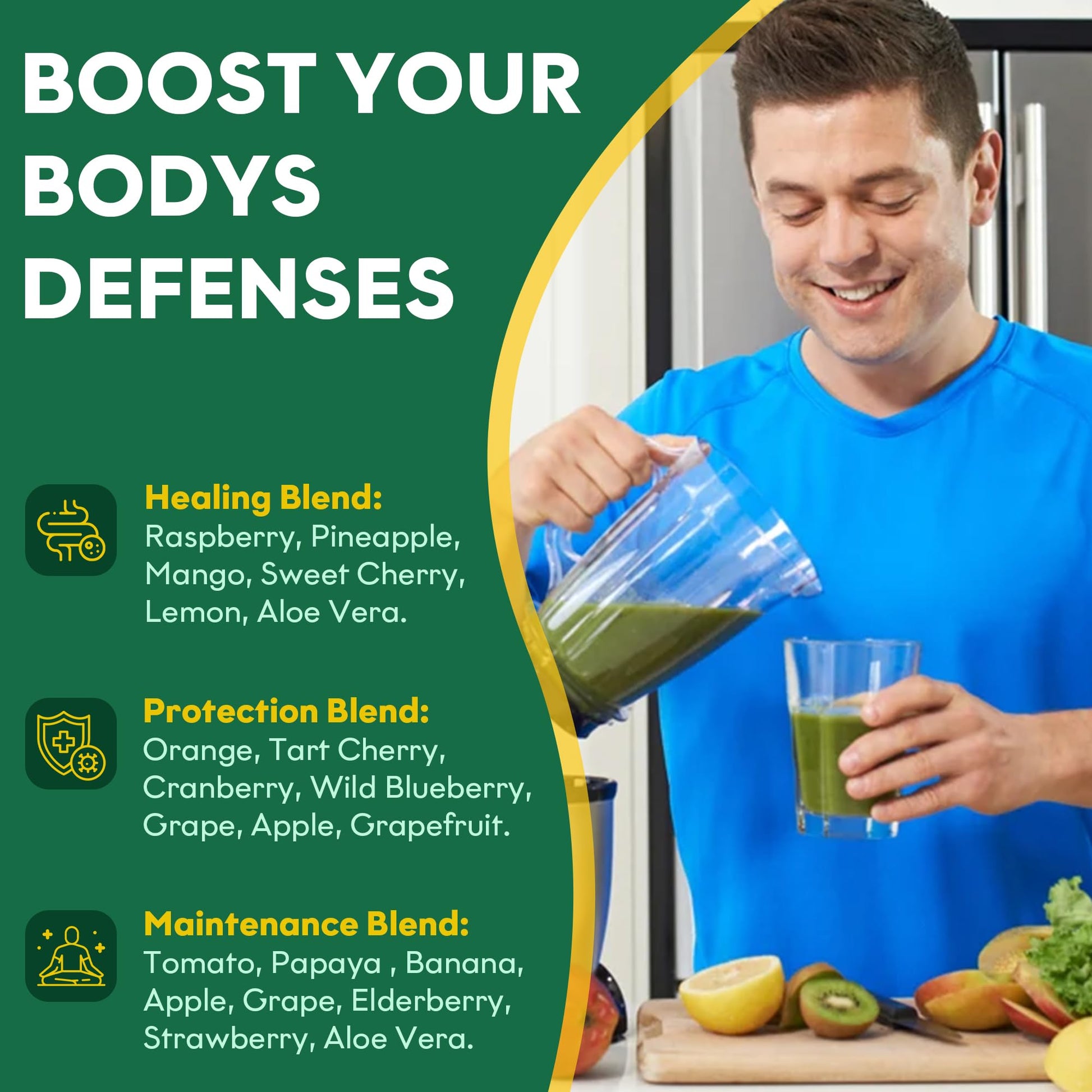 Fruits and Veggies Supplement Powerfull Blend of 39 Whole Fruits and Veggies, Fills Nutritional Gaps, Get Energy, Well-being. USA Made Non-GMO/Vegan/Gluten Free. Packaging May Vary (60 Day Supply) ROOTIE Au supplements
