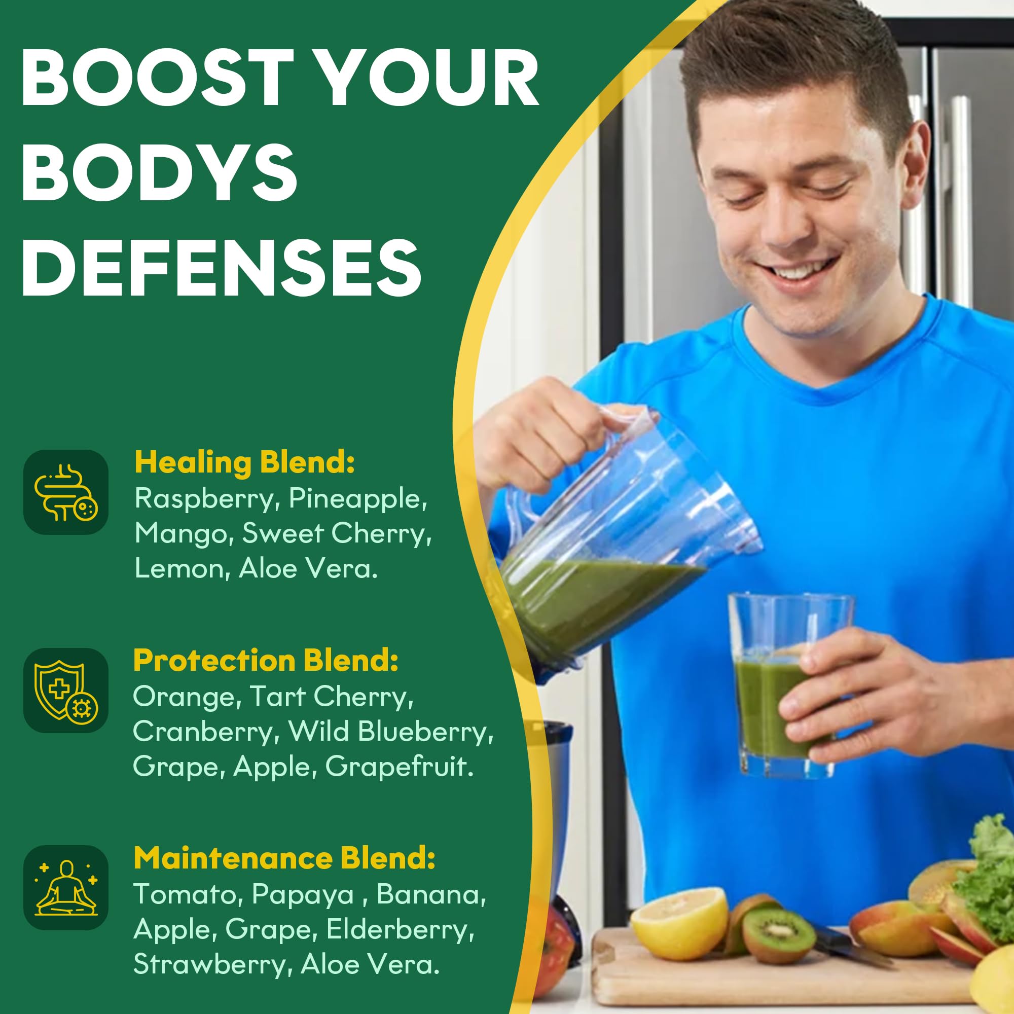 Fruits and Veggies Supplement Powerfull Blend of 39 Whole Fruits and Veggies, Fills Nutritional Gaps, Get Energy, Well-being. USA Made Non-GMO/Vegan/Gluten Free. Packaging May Vary (60 Day Supply) ROOTIE Au supplements