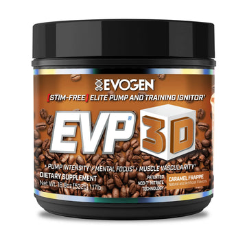 Evogen EVP 3D Caramel Frappe | Xtreme Stimulant Free Pre-Workout Powder, Arginine Nitrate Evogen Au supplements