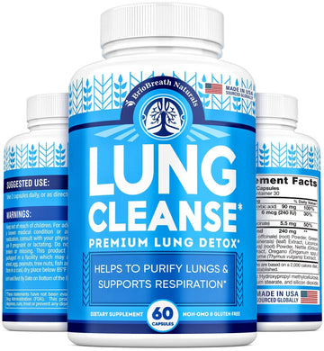 Lung Support Supplement - Natural Capsules for Lung Cleanse and Detox BRIOBREATH NATURALS Au supplements
