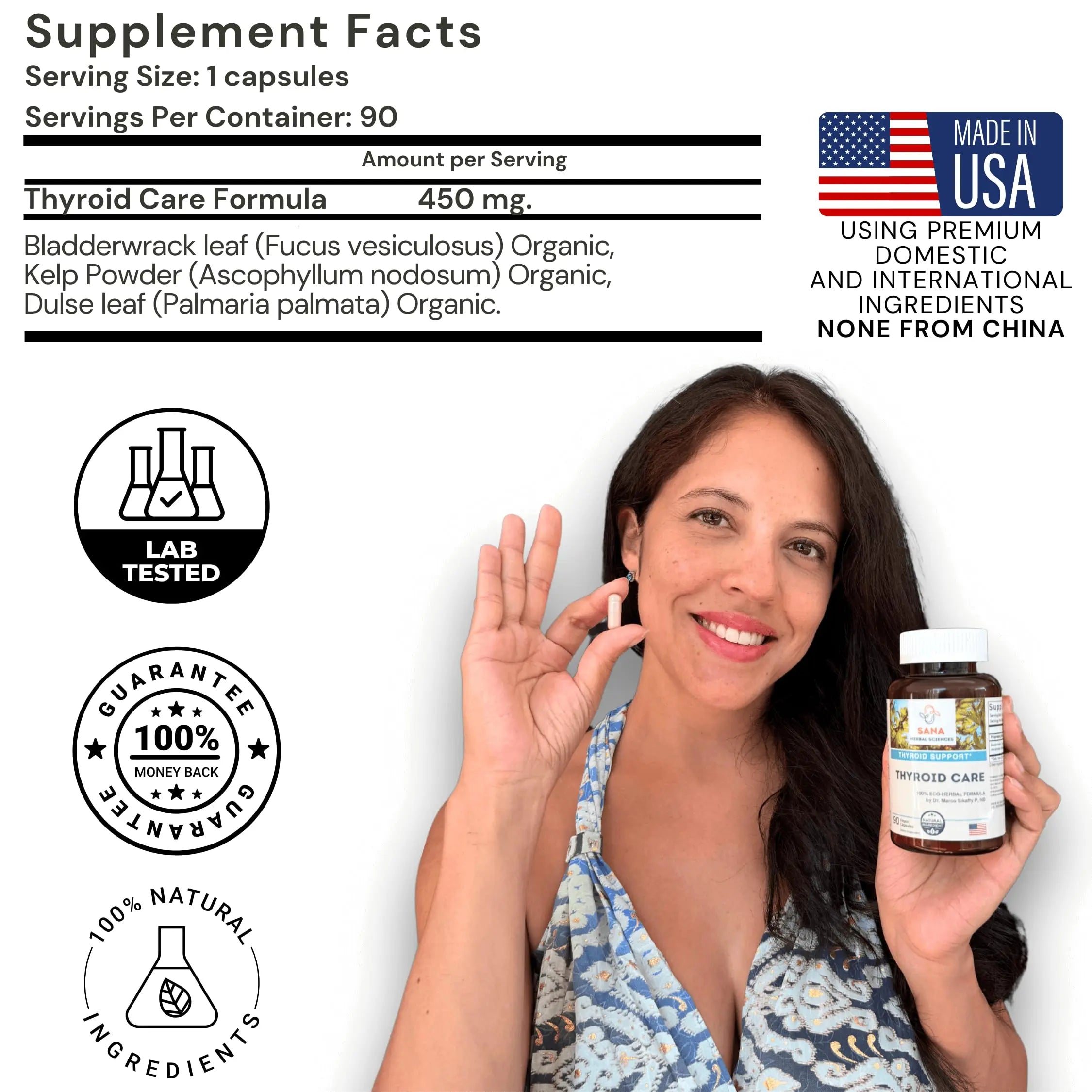 Sana Herbal Sciences Artery Plaque Removal & Sea Iodine Thyroid Support Organic Blends Sana Herbal Sciences Au supplements