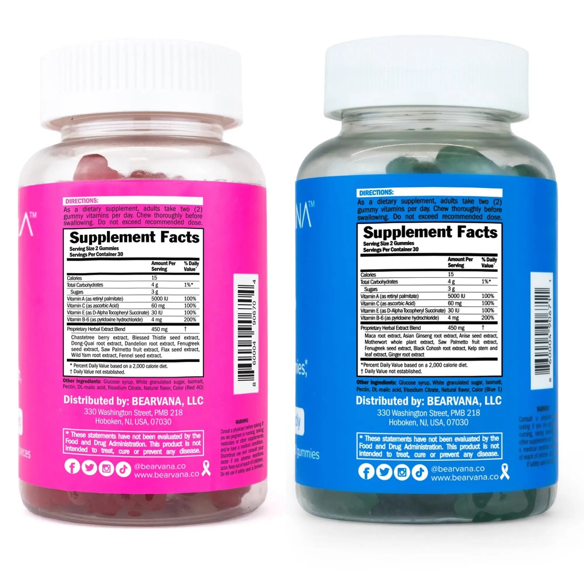 BEARVANA Gummies Combo Pack - Chest and Bum Gummies - Workout Aid - Women’s BEARVANA Au supplements
