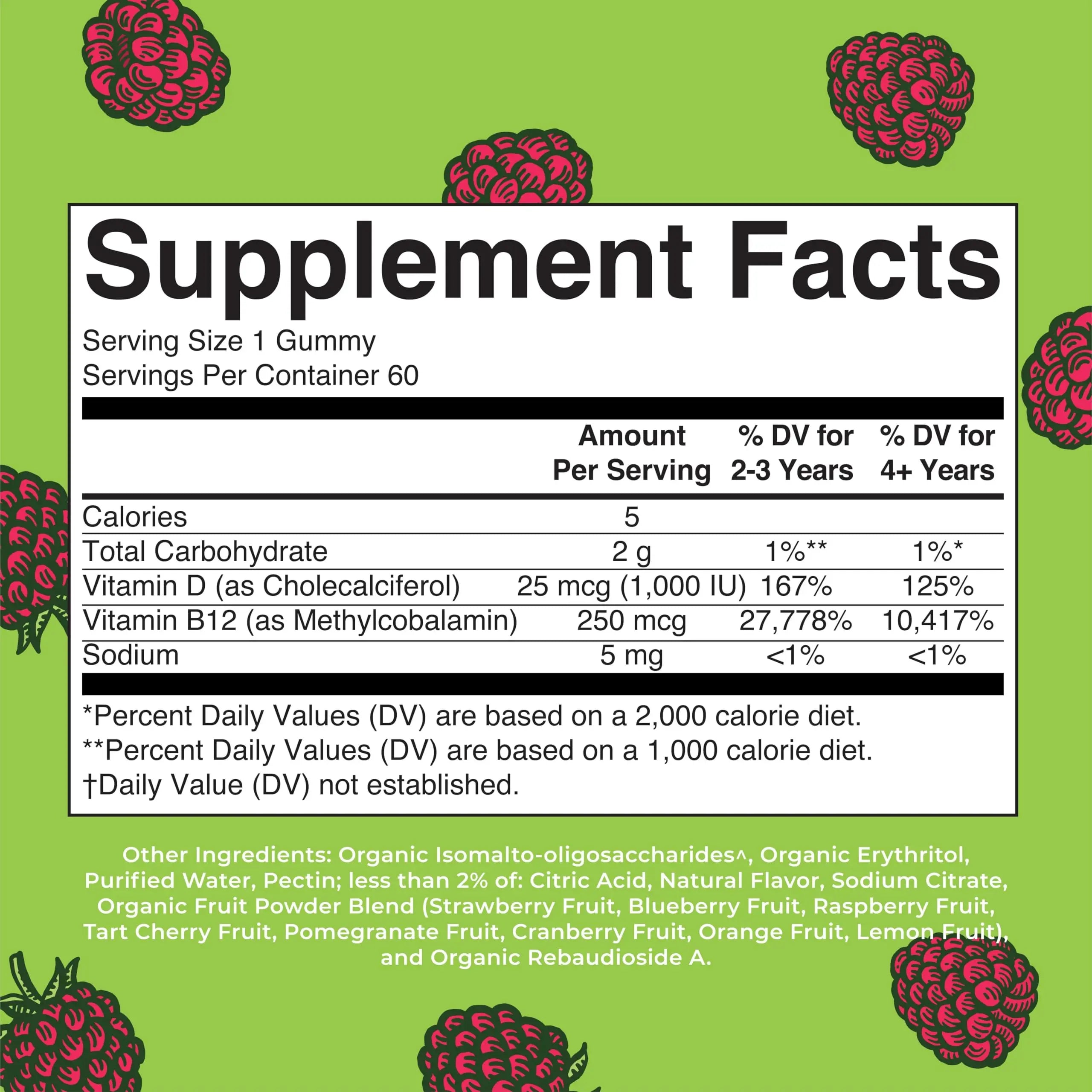 MaryRuth Organics Sugar Free | 2 Month Supply | Vitamin D & B12 Vitamin Supplements for Adults & Kids | Bone Health | Immune Support | Vegan | Non-GMO | 60 Servings MARYRUTH'S Au supplements