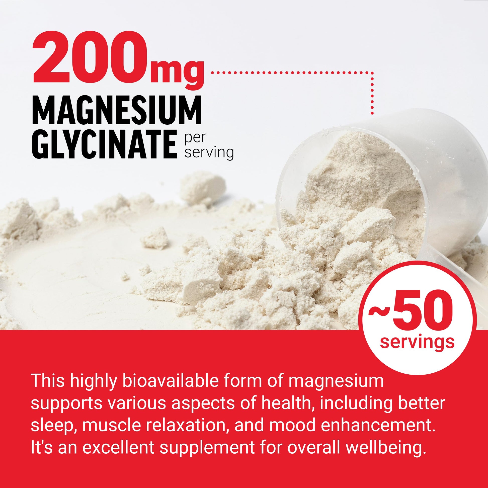 Force Factor Magnesium Glycinate 200mg, Magnesium Supplement for Women and Men to Support Sleep, Muscle Relaxation, and Mood, High Absorption, Vegan, 50 Servings Force Factor Au supplements