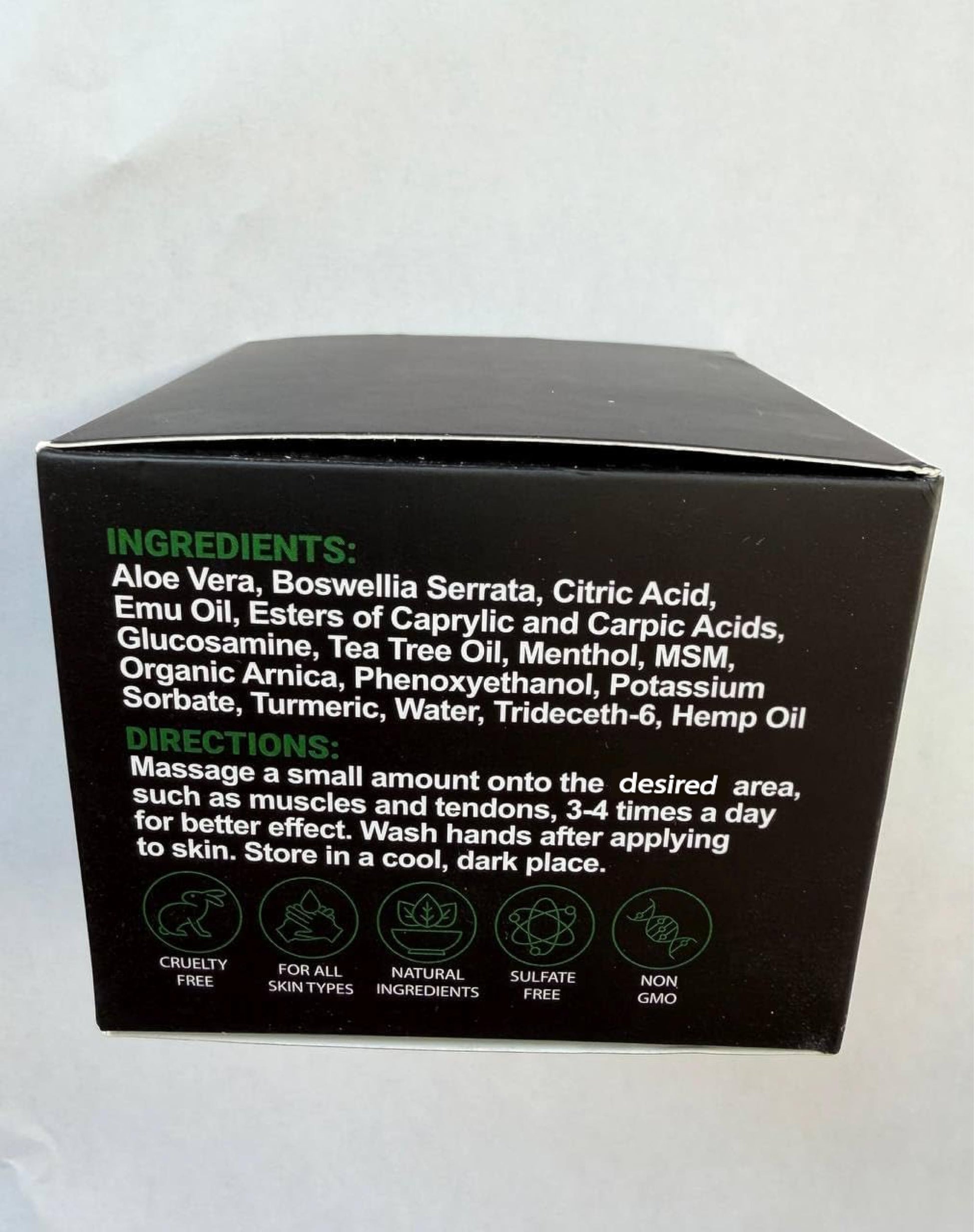 Hemp Cream - Maximum Strength - Natural Hemp Oil Extract Gel Rub with MSM - Glucosamine - Arnica - Turmeric - Maximum Strength - Formulated in USA - 3.9 oz Arvesa Au supplements