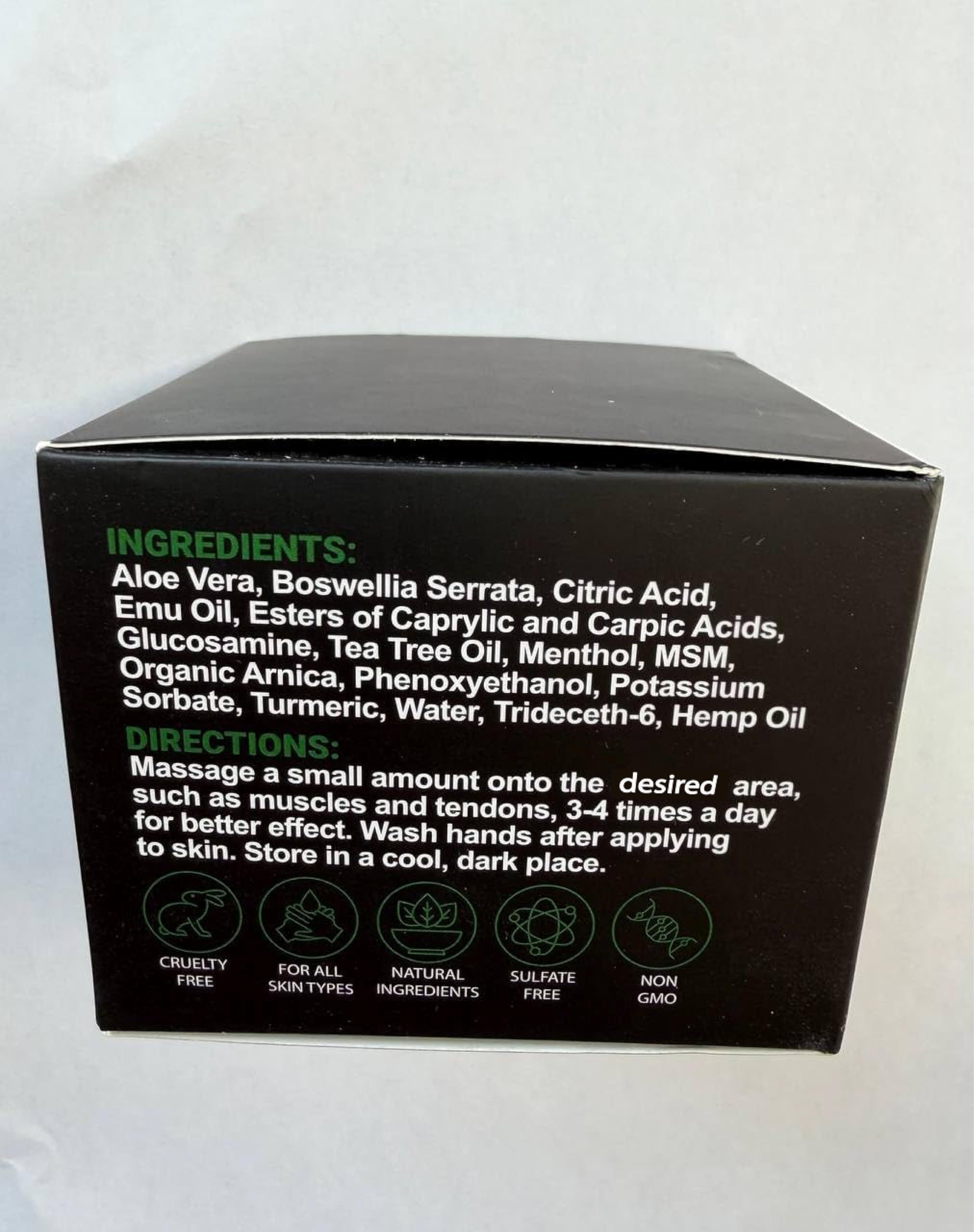 Hemp Cream Maximum Strength with Glucosamine, Arnica, Turmeric, MSM - Natural Hemp Oil Gel Rub - Fast Absorption, Non-Greasy - Advanced Formula - Formulated in USA - 4 FL OZ Arvesa Au supplements