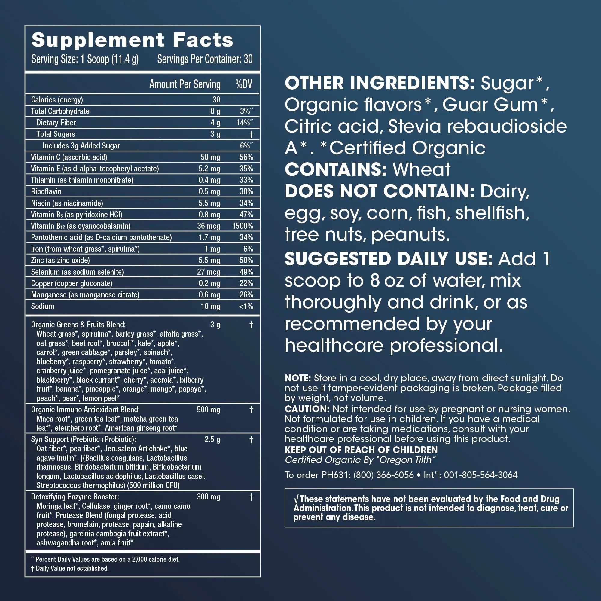 ProHealth Longevity Greens- Delicious Organic Healthy Greens for Energy & Aging ProHealth Au supplements