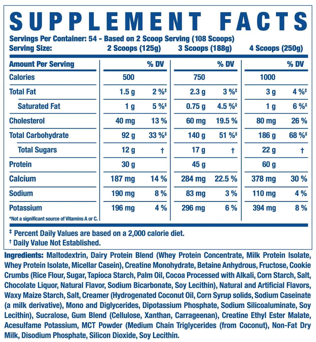 Ronnie Coleman Signature Series King Mass XL Mass Gainer Protein Powder, Muscle Ronnie Coleman Signature Series Au supplements