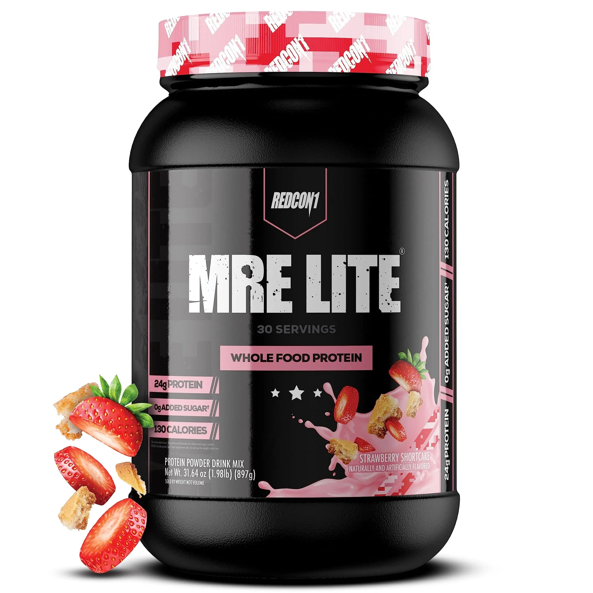 REDCON1 MRE Lite Whole Food Protein Powder, Strawberry Shortcake - Low Carb & Whey REDCON1 Au supplements