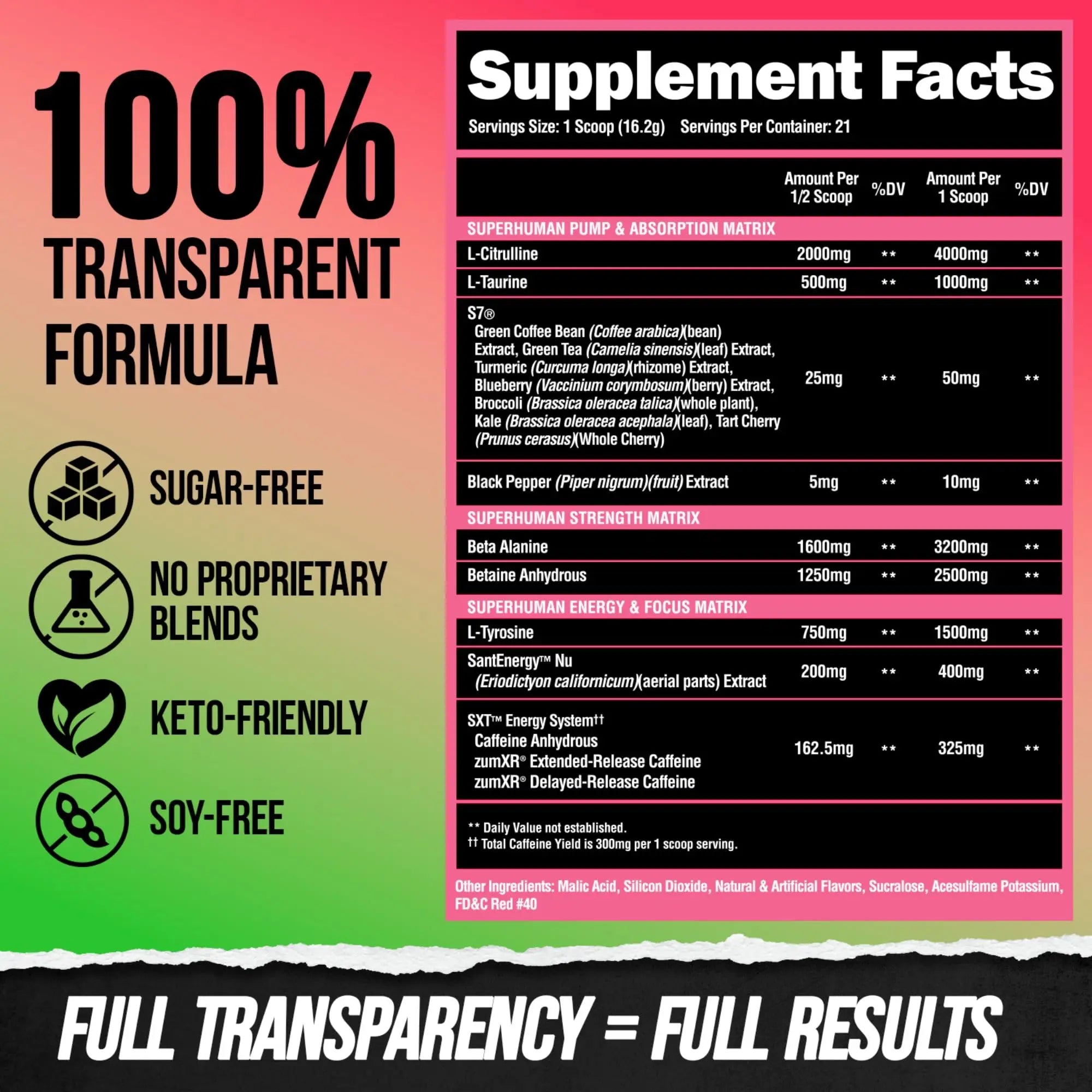 ALPHA LION Superhuman Pre Workout Powder, Beta Alanine, L-Taurine & Tri-Source ALPHA LION Au supplements