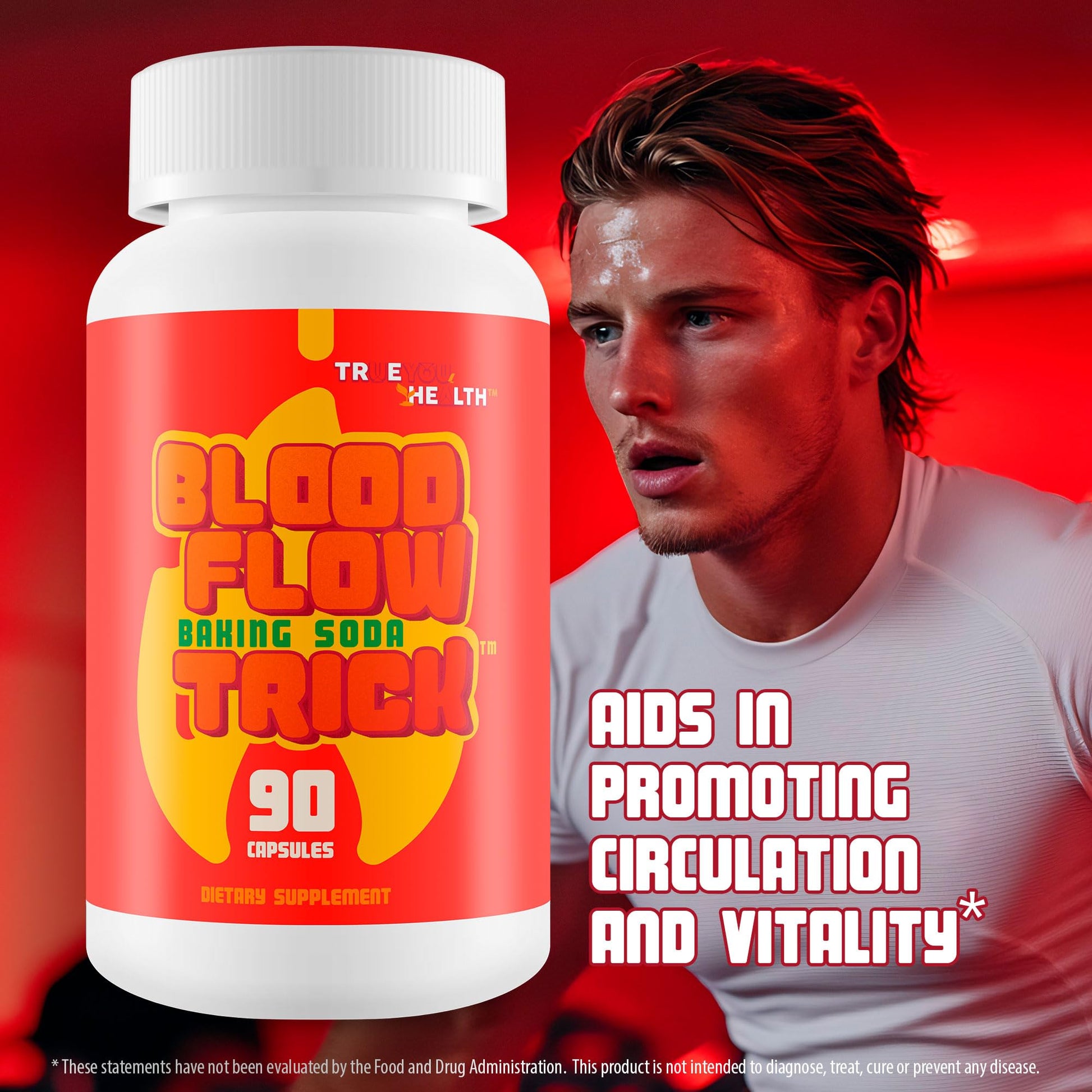 Baking Soda Trick for Men - Our Best Blood Flow Pills - Male Circulation Supplement for Advanced Blood Flow Care - Natural Circulation Supplements - Blood Circulation Supplements for Men True You Health Au supplements