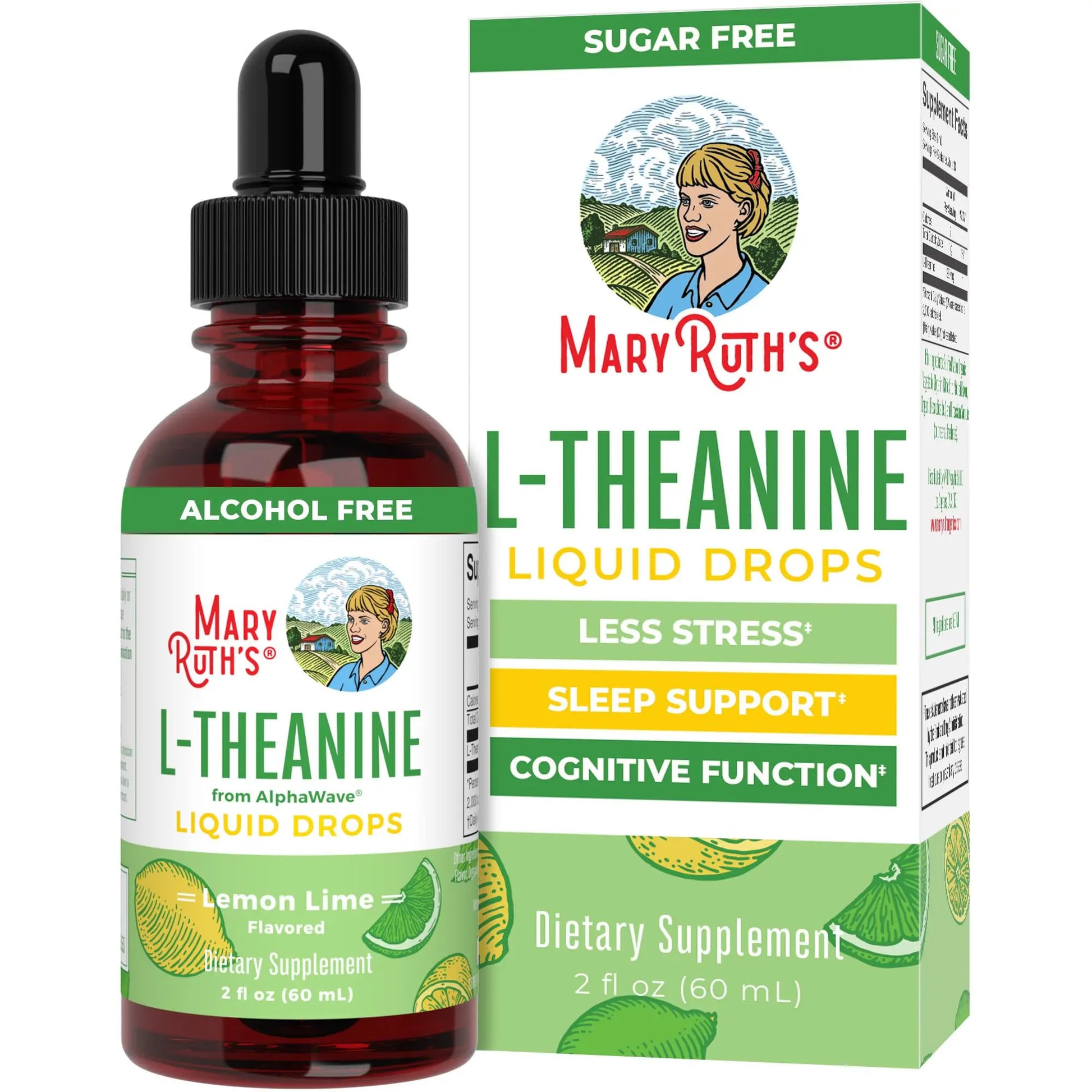 MaryRuth's L Theanine 200mg Liquid Drops | Mood Support for Adults & Kids | Focus Supplement | Natural Sleep Support | Vegan MARYRUTH'S Au supplements