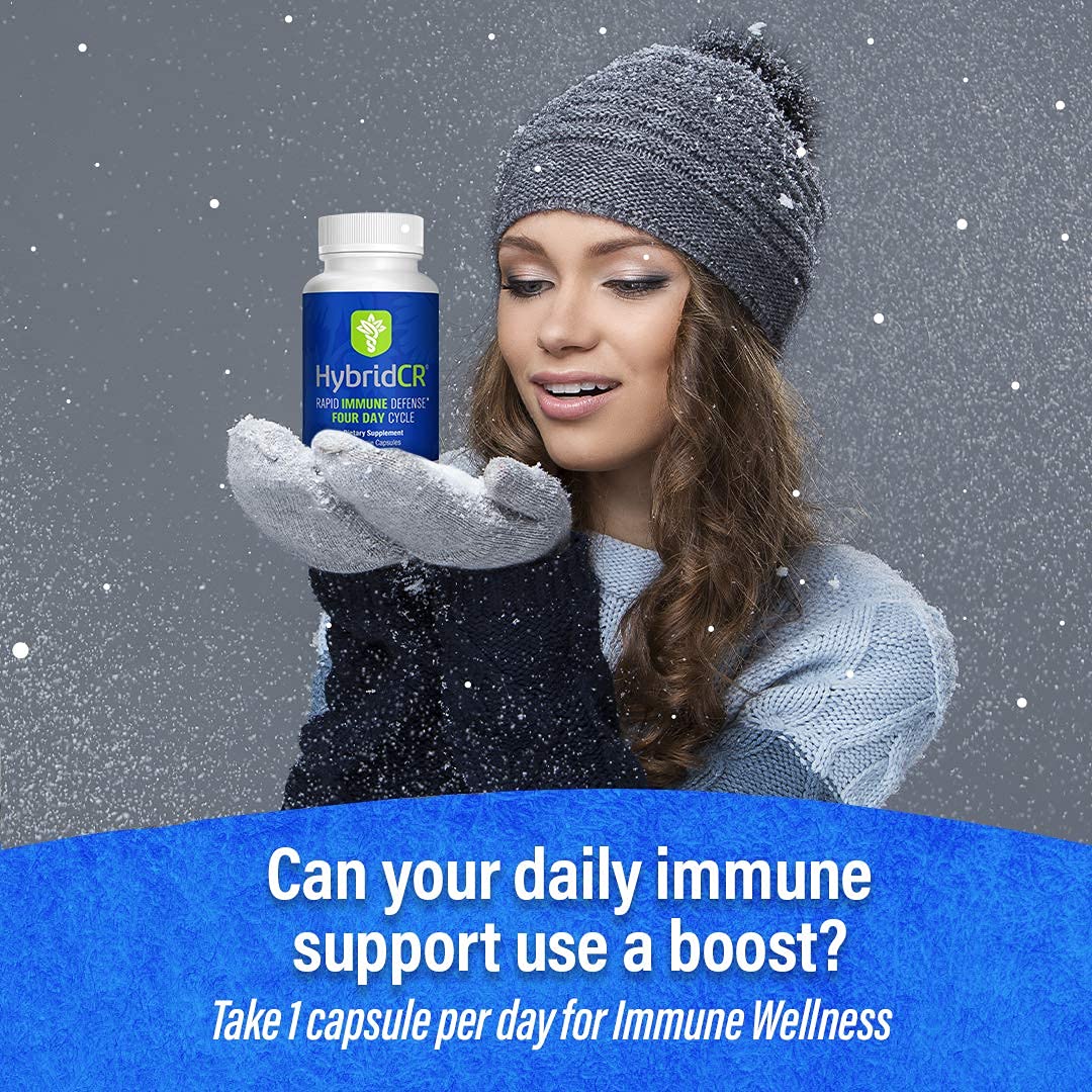 HybridCR Rapid Immunity Supplement | Zinc, Echinacea, Andrographis, Ginseng, Selenium, Gluten-Free & Non-GMO | 5-in-1 Immune Support Supplement | Pharmacist Formulated 1 Month Supply (30 Veggie Caps) Hybrid Remedies Au supplements