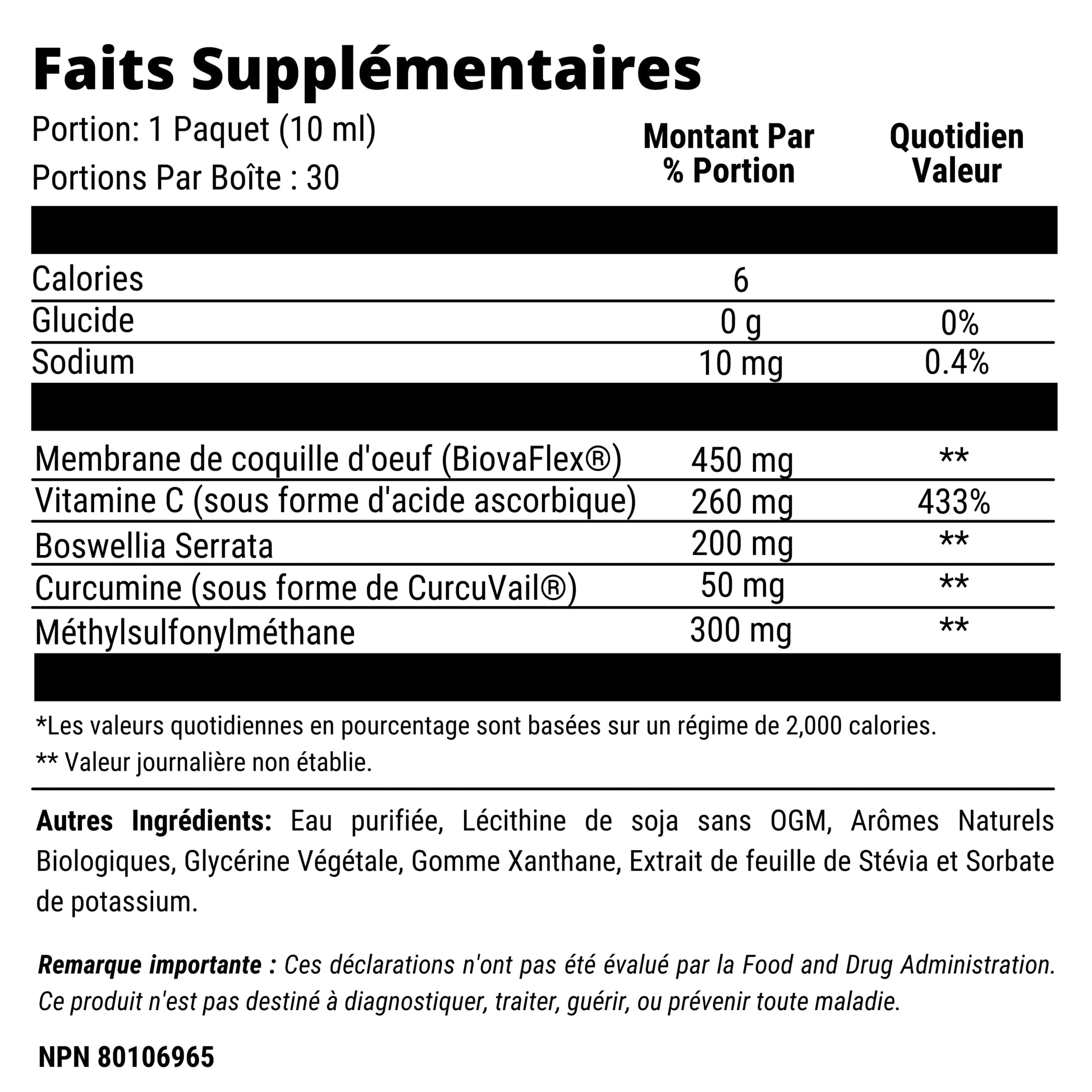 Aurora Nutrascience Micro-Pack Liposomal exoFlex+ - Liquid Vitamin C Supplement, Eggshell Membrane with BiovaFlex, Curcumin, & Boswellia, for Men & Women - 30 Single-Serve Packets Aurora Nutrascience Au supplements