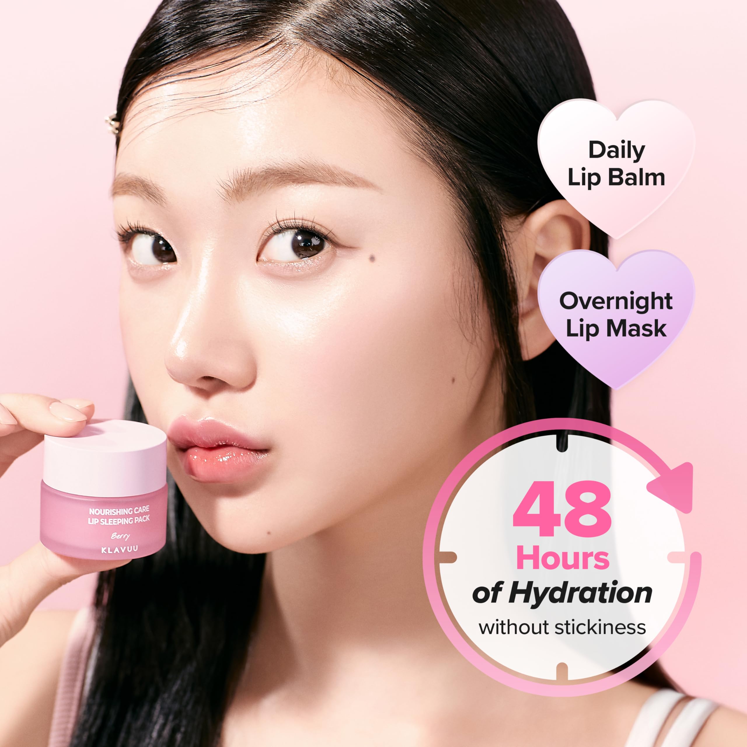 Klavuu Lip Mask Sleeping Pack (0.7oz) – Overnight Deep Hydrating Korean Lip Balm Treatment for Very Dry, Chapped Lips | Lip Lightening & Plumping with Instant Hydration | Gentle Exfoliating (Berry) KLAVUU Au supplements