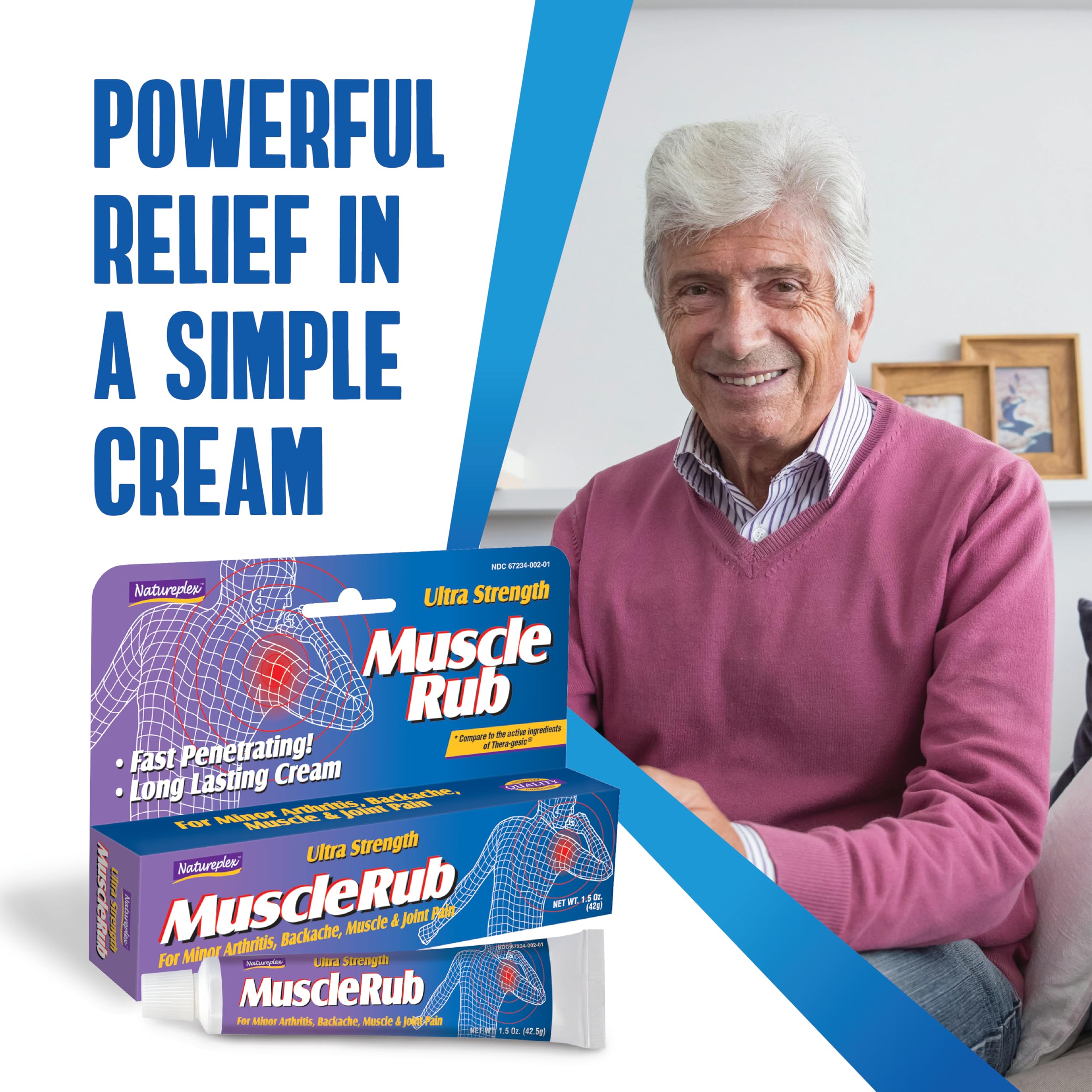 Natureplex Ultra Strength Muscle Rub Cream 1.5 oz (Pack of 5) – Menthol & Methyl Salicylate, Fast-Penetrating, Long-Lasting Relief for Muscle & Joint Discomfort (Minor Aches, Backache, Strains) Natureplex Au supplements