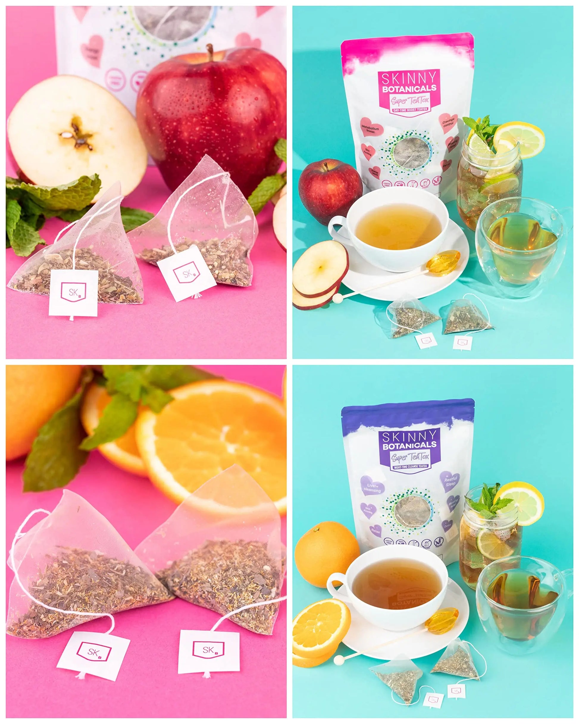 Skinny Botanicals Daytime Detox Tea for Body Cleanse All Natural - Laxative-Free, Supports Skinny Botanicals Au supplements