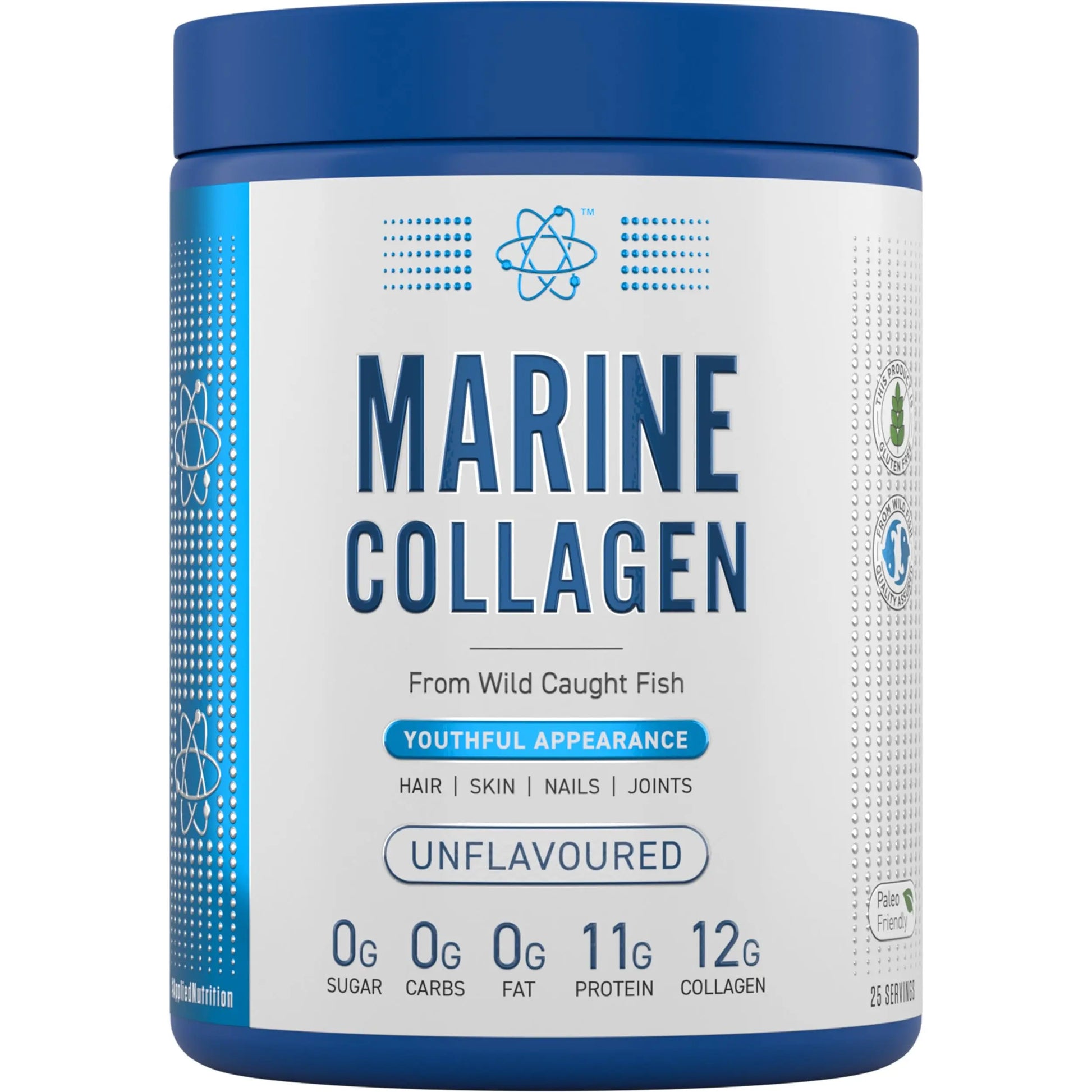Applied Nutrition Marine Collagen Powder - Hydrolysed Collagen Protein, Healthy Skin, Hair, Nails Applied Nutrition Au supplements