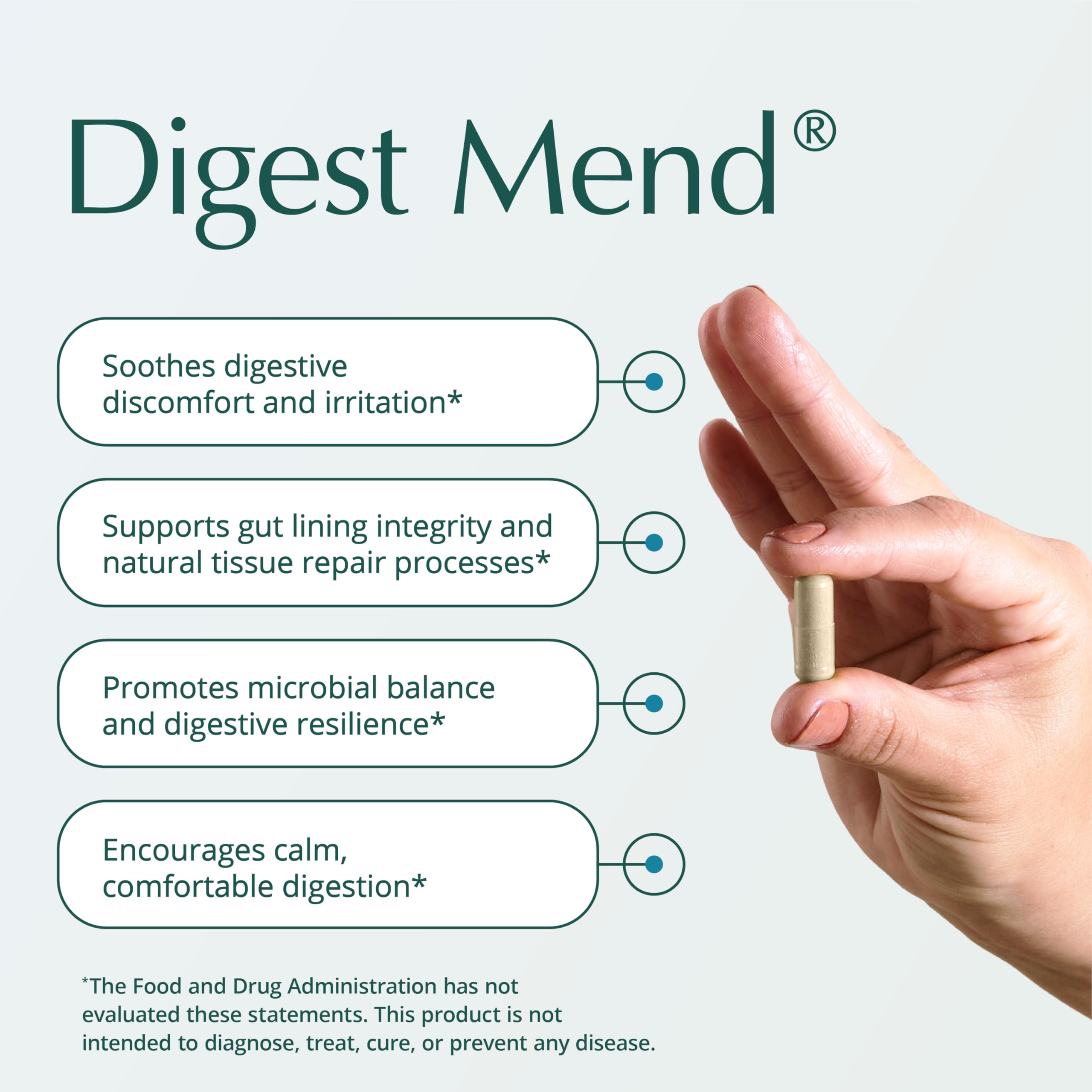 Natura Health Products Digest Mend Supplement - Encourages Healthy gastric microboime* - Featuring Deglycyrrhizinated Licorice (DGL), Aloe Vera, Marshmallow, Mastic Gum, & Chamomile (180 Capsules) Natura Health Products Au supplements