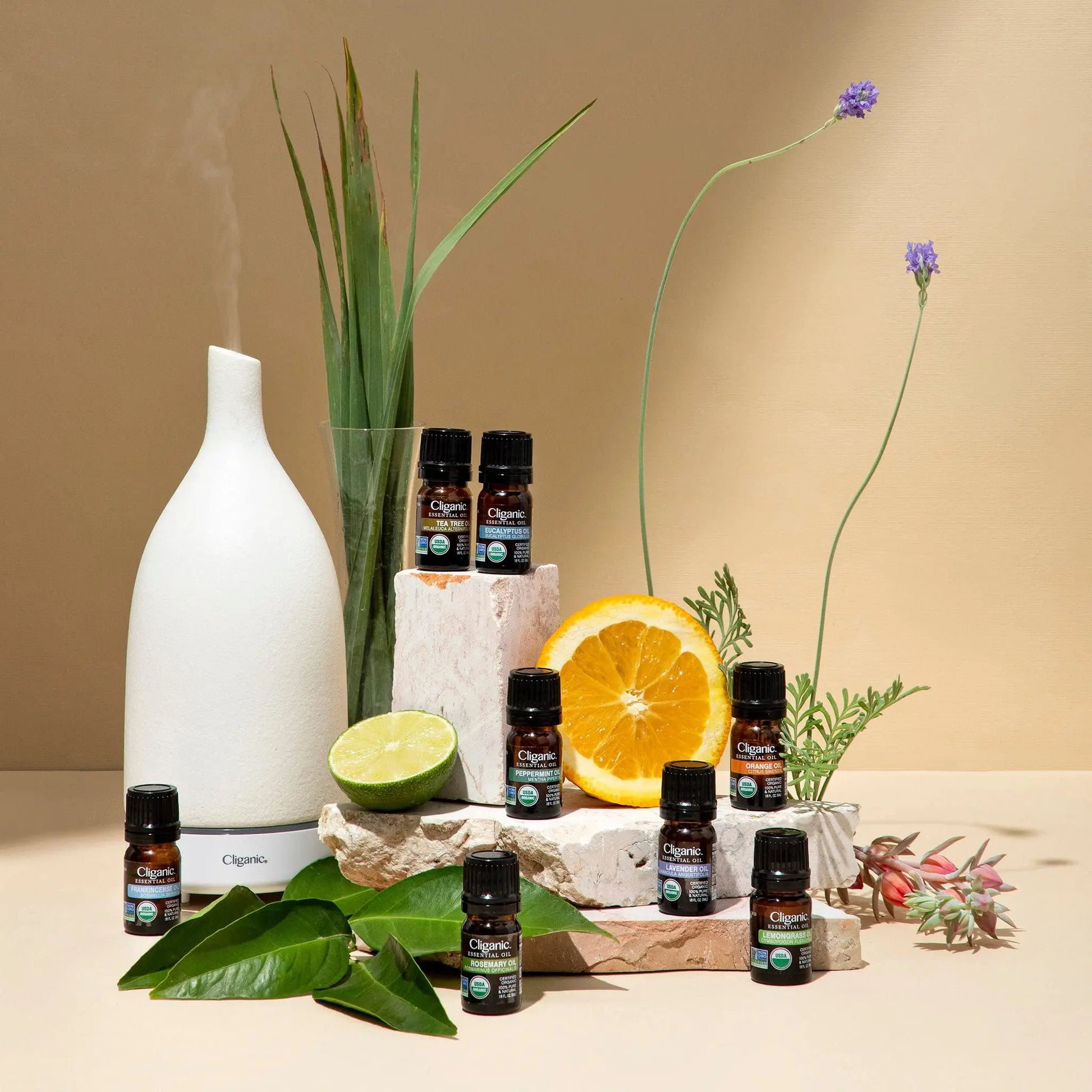 Cliganic Organic Peppermint Essential Oil - 100% Pure Natural for Aromatherapy Diffuser Cliganic Au supplements