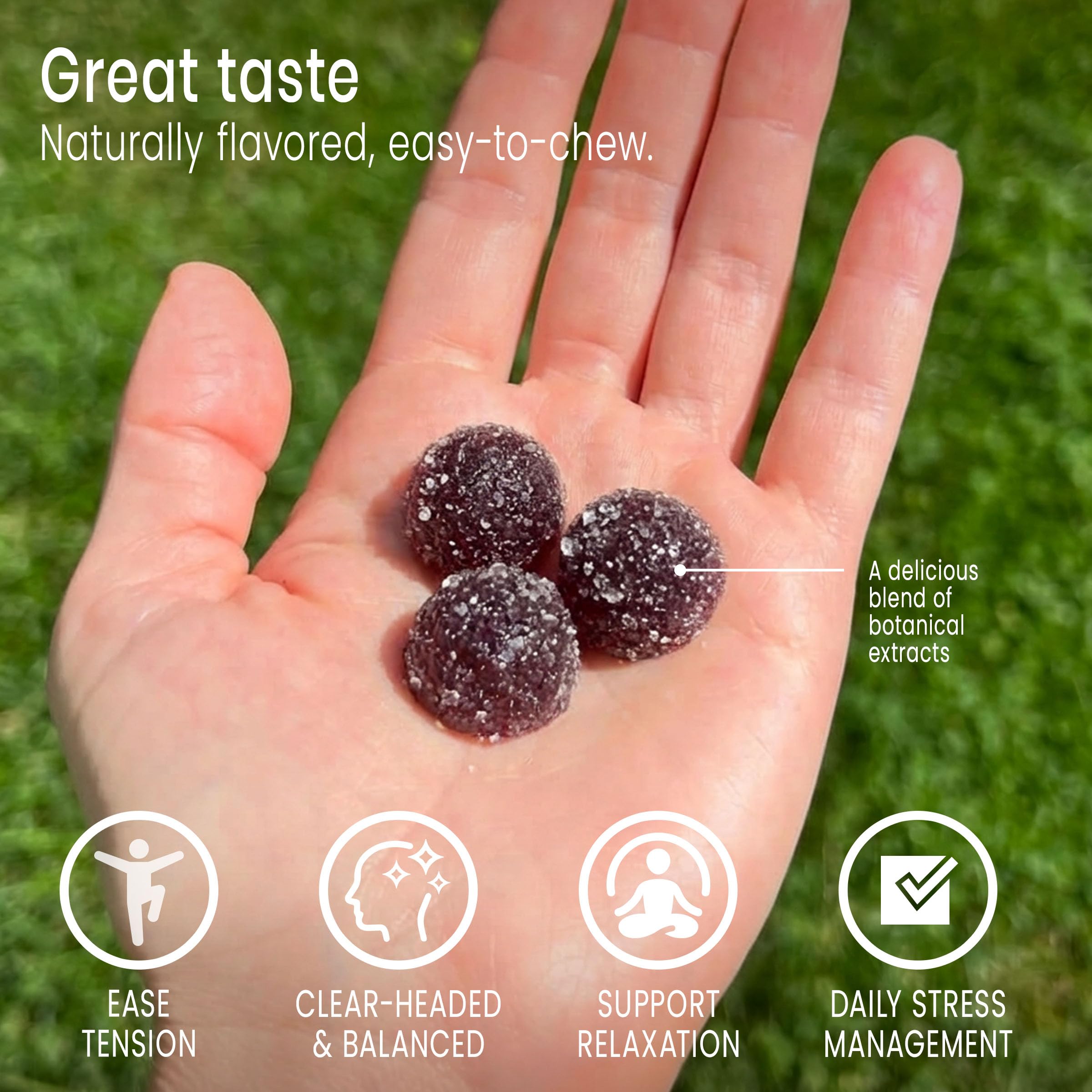 Sunsoil A World of Calm Organic Gummies, USDA Certified Organic, No Glucose, Vegan, Gluten-Free, Plant-Based Sunsoil Supplements Au supplements