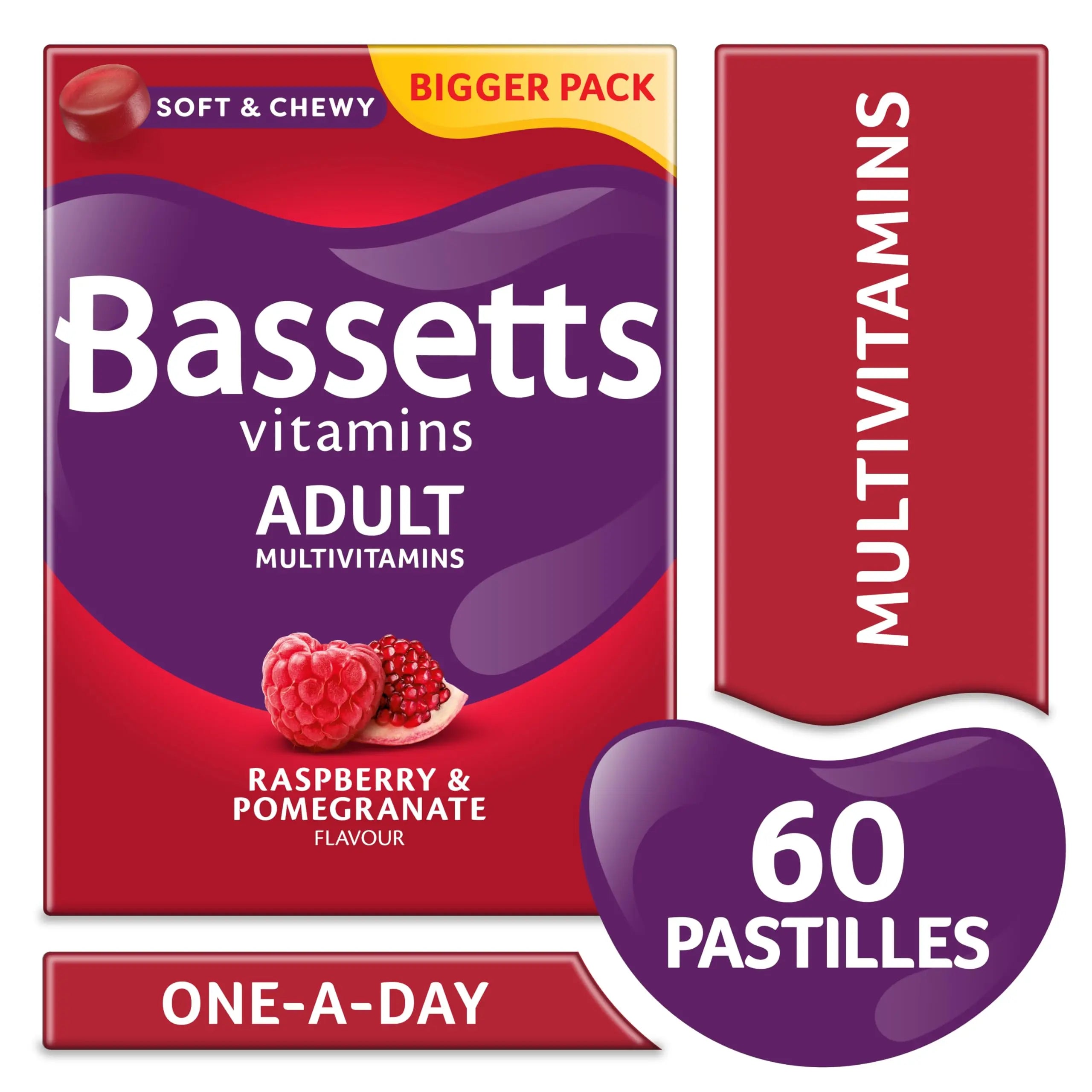 Bassetts Vitamins Adults Multivitamins, 60 Pastilles Bassetts Vitamins Au supplements