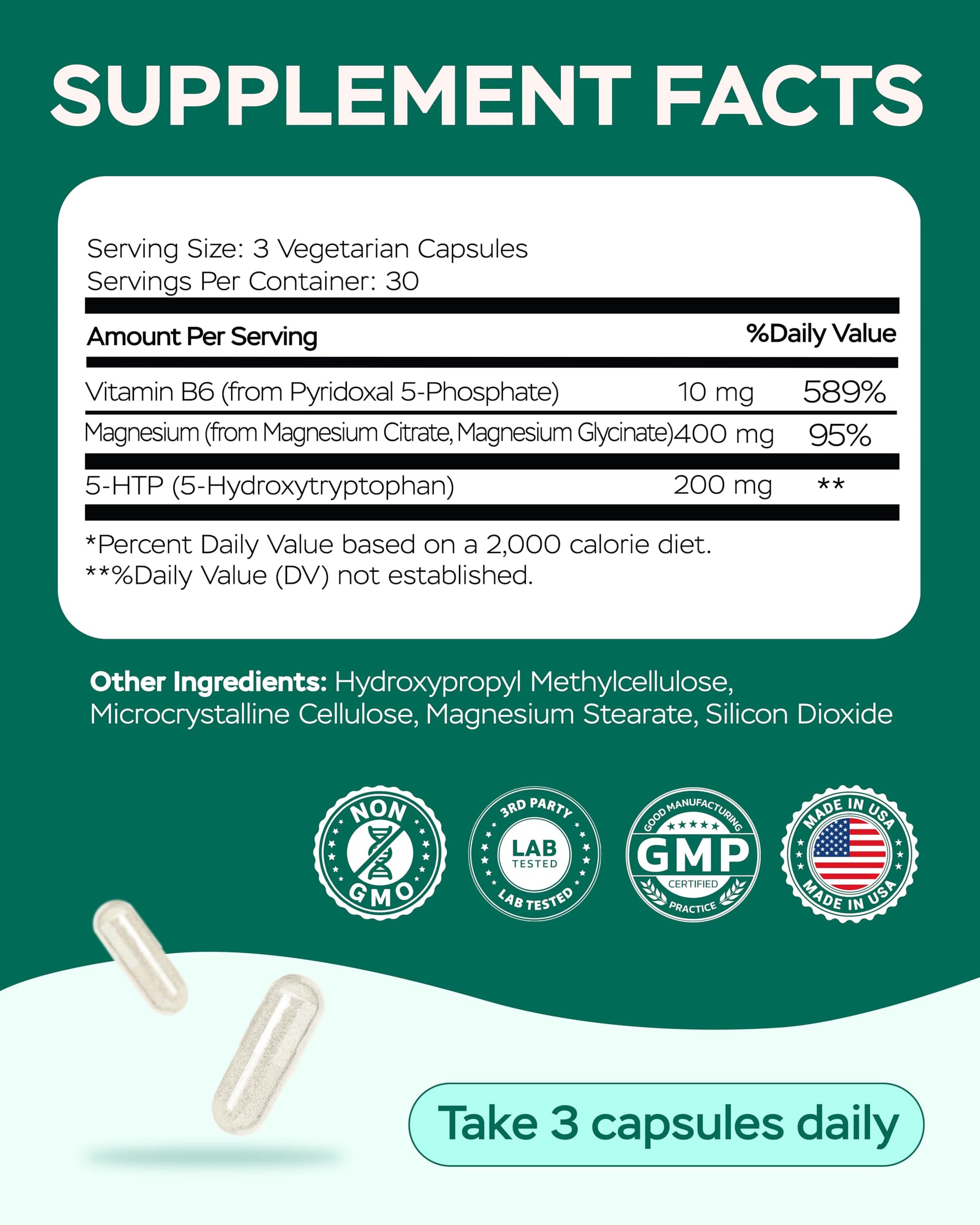 Magnesium Complex for Women – Magnesium for Sleep, Advanced 610mg with Glycinate, Citrate & Vitamin B6 for 3X Absorption + 5-HTP – Supports Sleep, Relaxation, Nerve, Muscle, Bone & Energy Health 4Well Products Au supplements