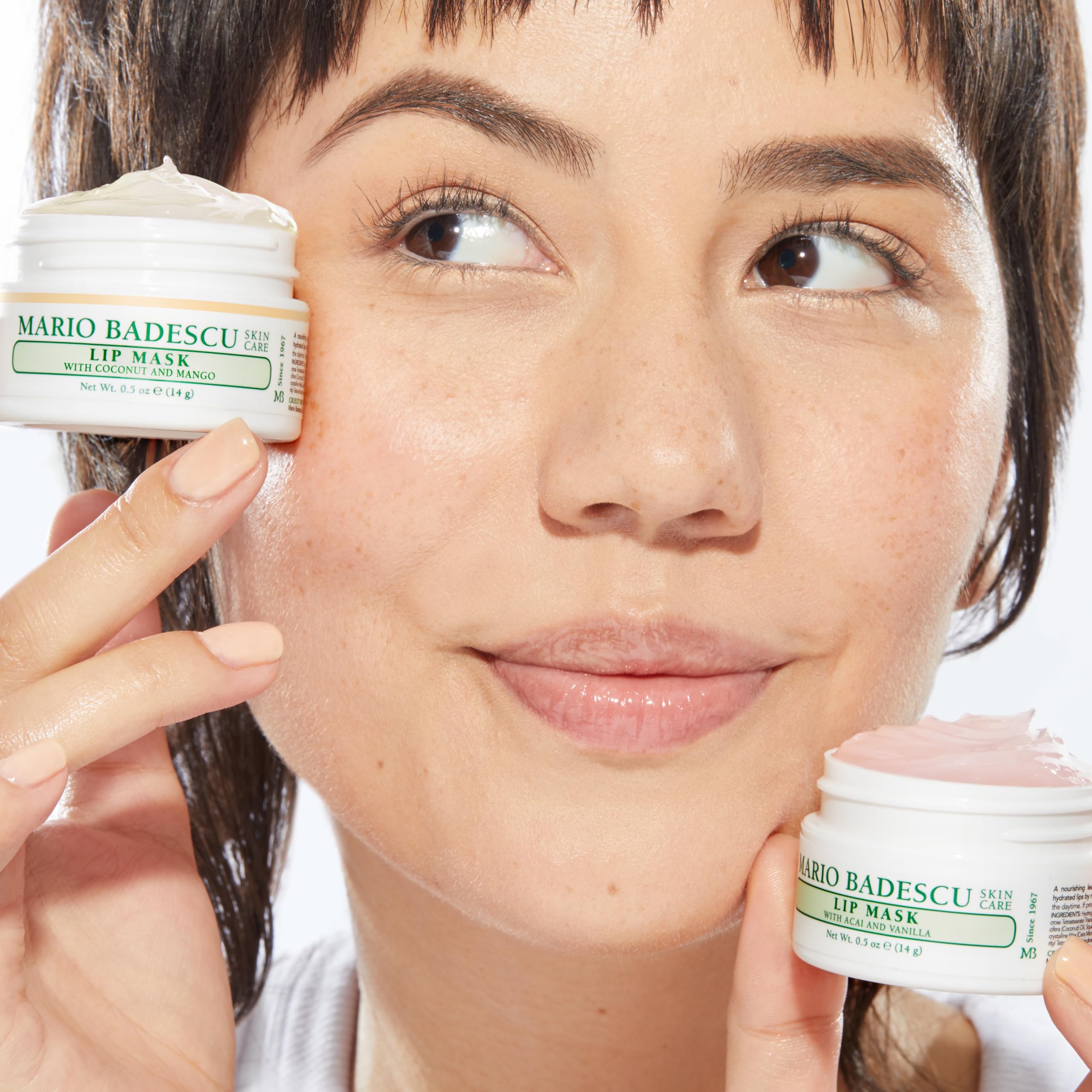 Mario Badescu Lip Mask with Coconut and Mango for All Skin Types, Overnight Lip Treatment Enriched With Skin Softening Coconut Oil, Sunflower Seed Oil and Hydrating Shea Butter, 0.5 Ounces Mario Badescu Au supplements