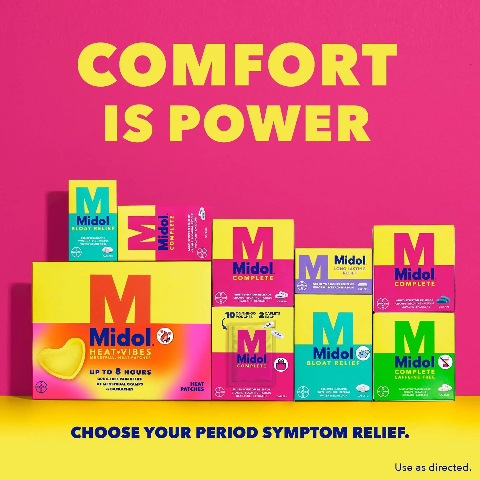 Midol Long Lasting Relief 20ct: Midol Long Lasting Relief, Menstrual Symptom Reliever & Fever Reducer, Caplets with Acetaminophen for Menstrual Pain Relief - 20 Count (Packaging May Vary) Midol Au supplements