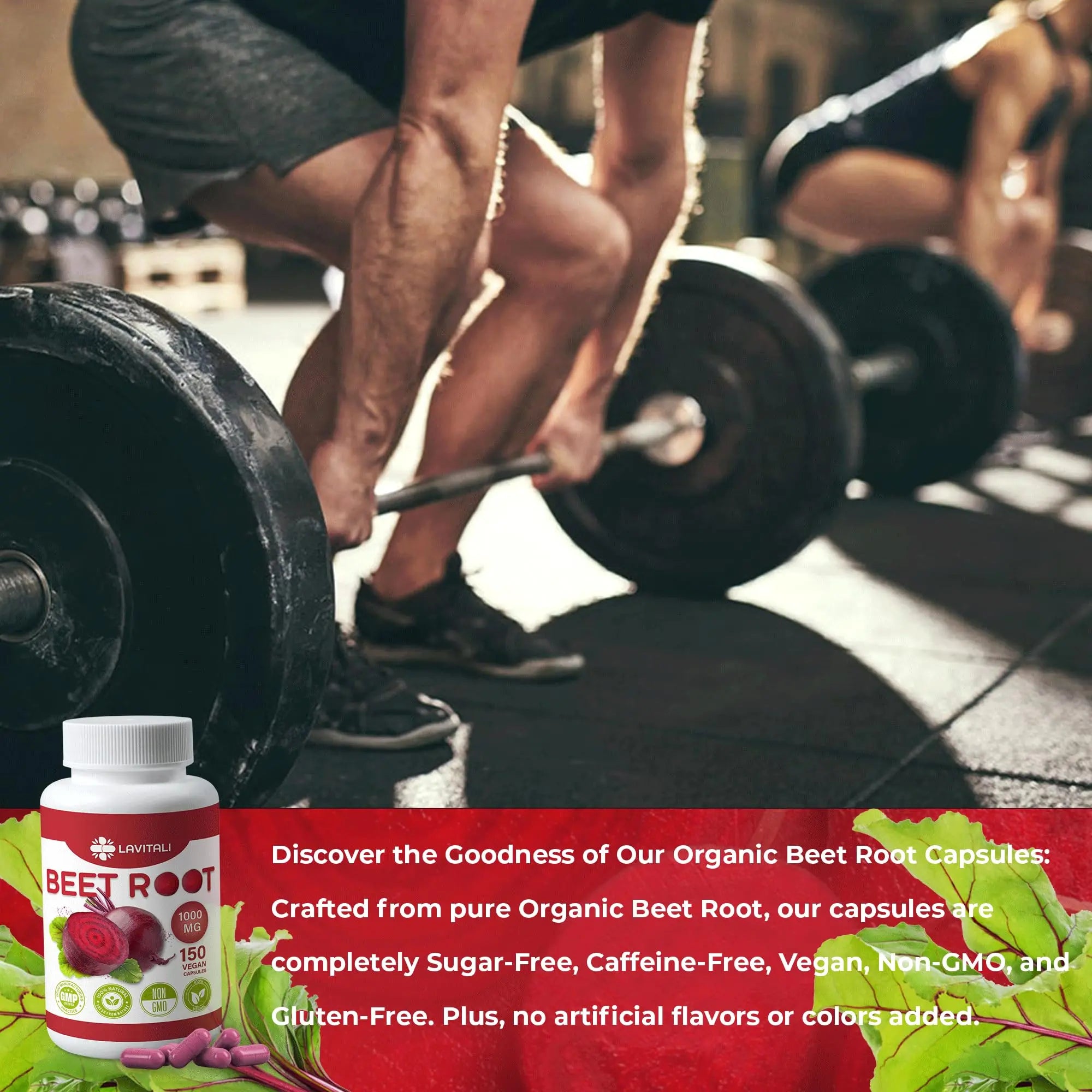 LaVitali 275 Beet Root Extract Capsules, 1000mg per Serving, High Concentrated Herbal LaVitali Au supplements