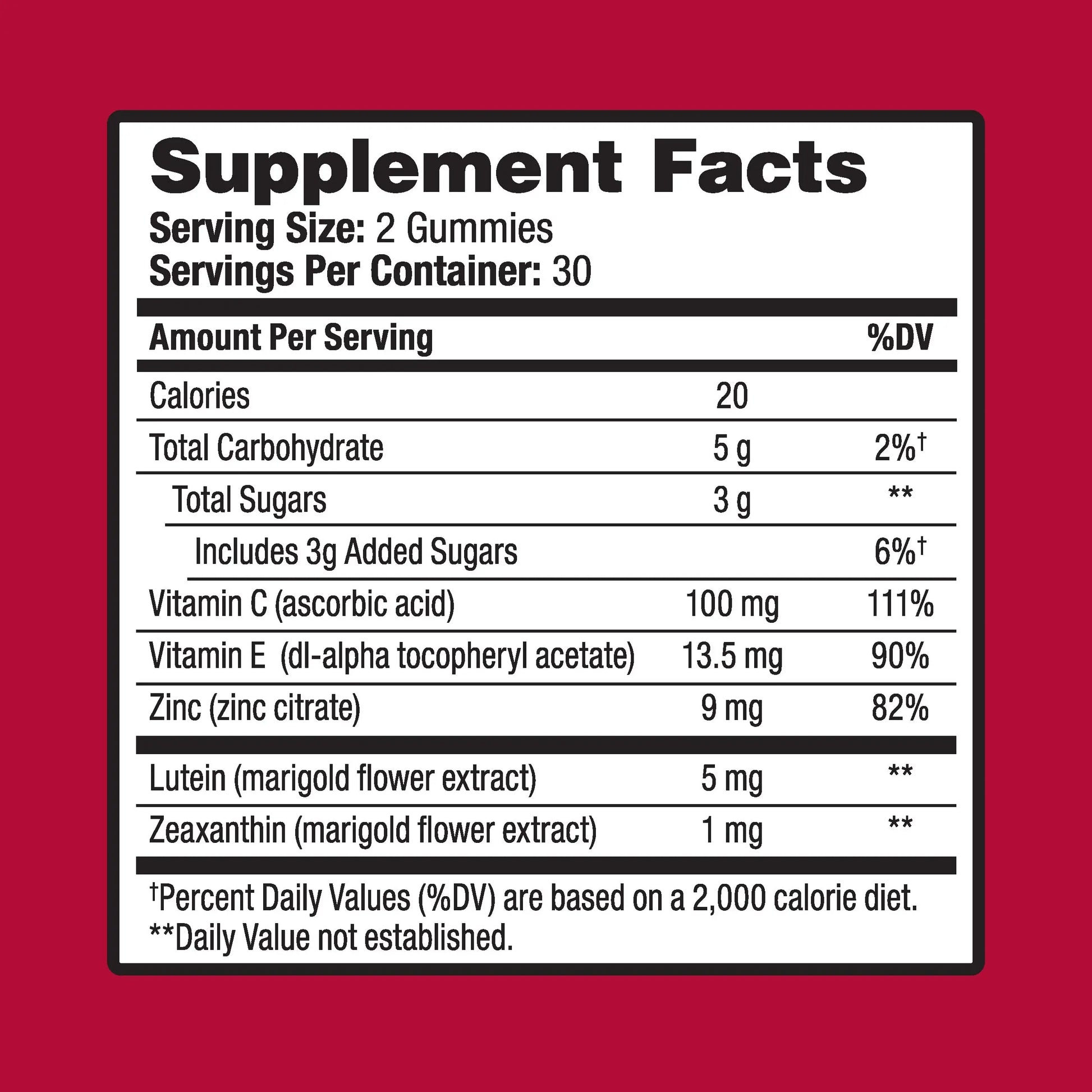 Ocuvite Vitamin & Mineral Supplement for Eye Health Adult Gummies Ocuvite Au supplements