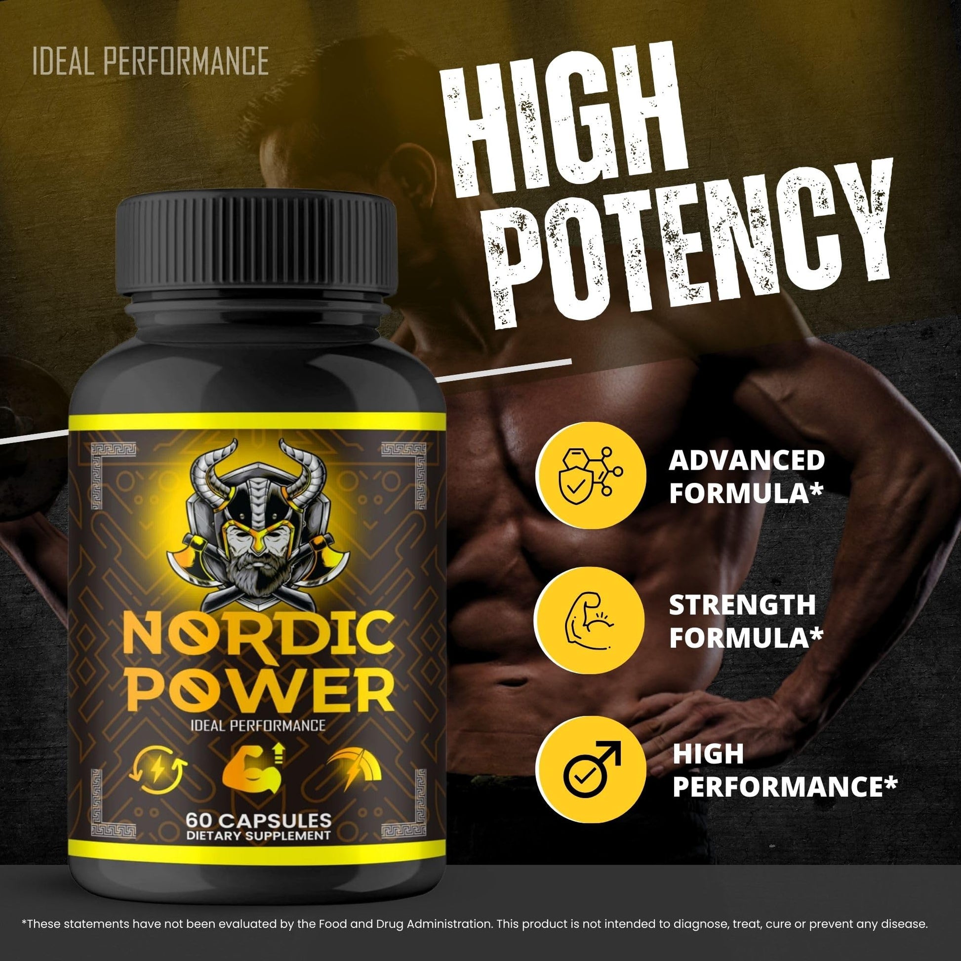 Nordic Power Pills, Official Nordic Power Capsules - Maximum Strength Energy, Stamina and Performance, Premium Formula to Support Overall Well-Being, Natural NordicPower Pastillas Review (2 Pack) IDEAL PERFORMANCE Au supplements
