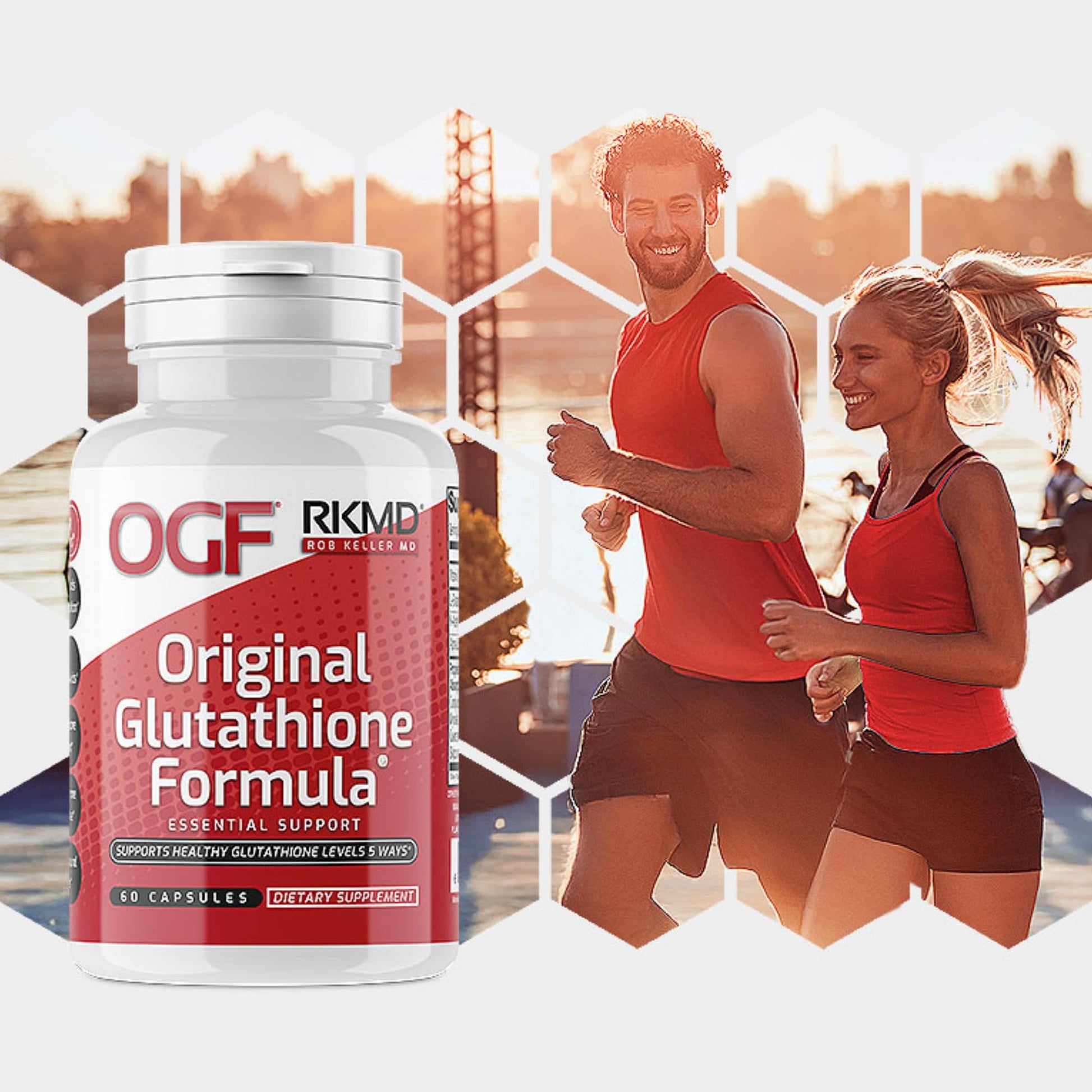 Original Glutathione Formula Essential Support, RobKellerMD, Advanced Antioxidant Formula, Helps Body Produce Glutathione Naturally for Detox, Immune Health, Mental Clarity, & Daily Wellness, 60 caps Rob Keller MD Au supplements