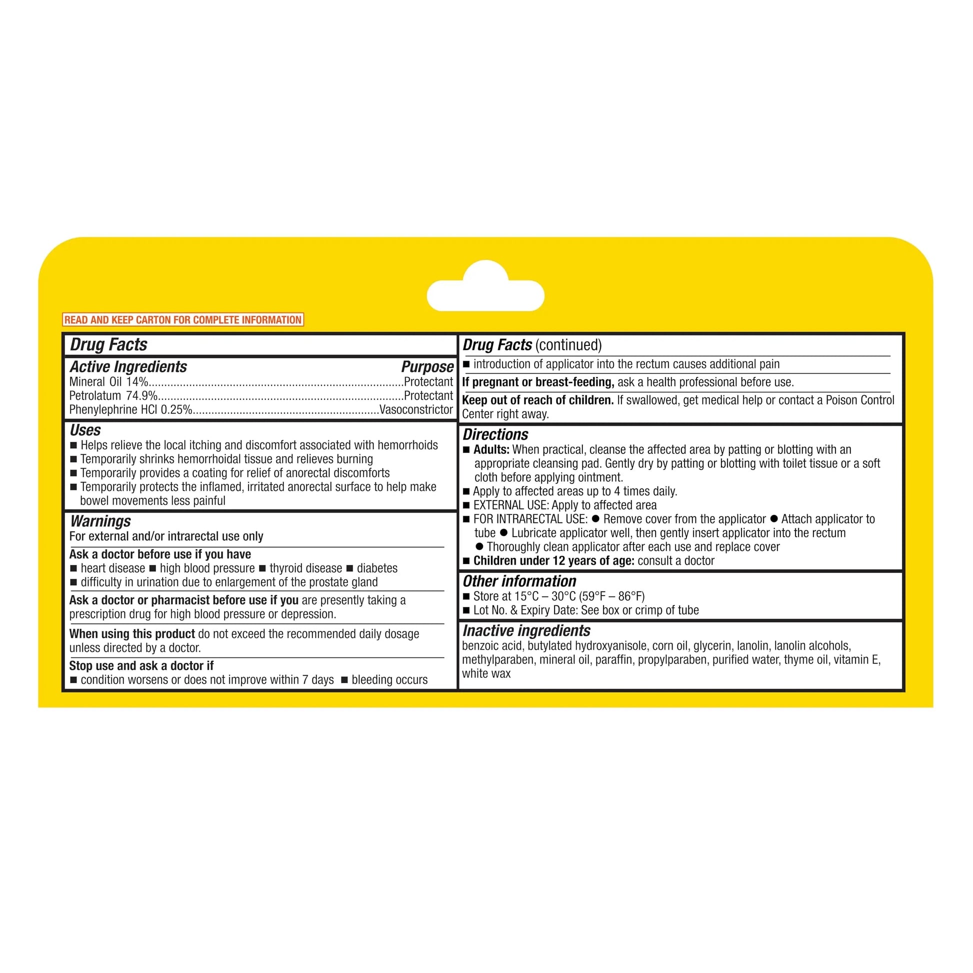 A+Health Hemorrhoid Treatment, Hemorrhoidal Ointment Relieves Symptoms of Burning, Itching, Discomfort, 2 Ounce Tube with Applicator, Reduces Irritation and Pain Relief A+Health Au supplements